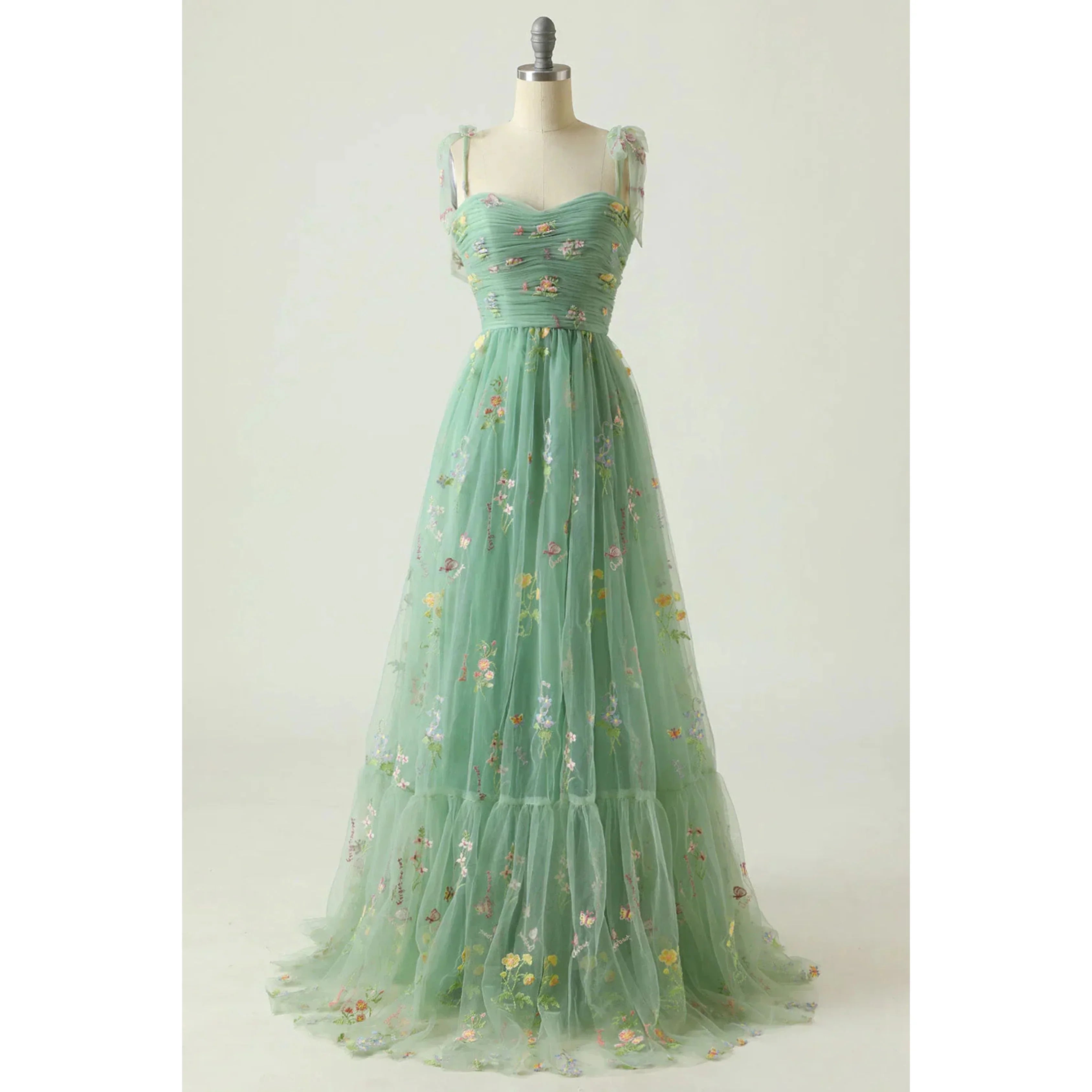 Femmes Robe de Bal | Tulle Brodé Premium