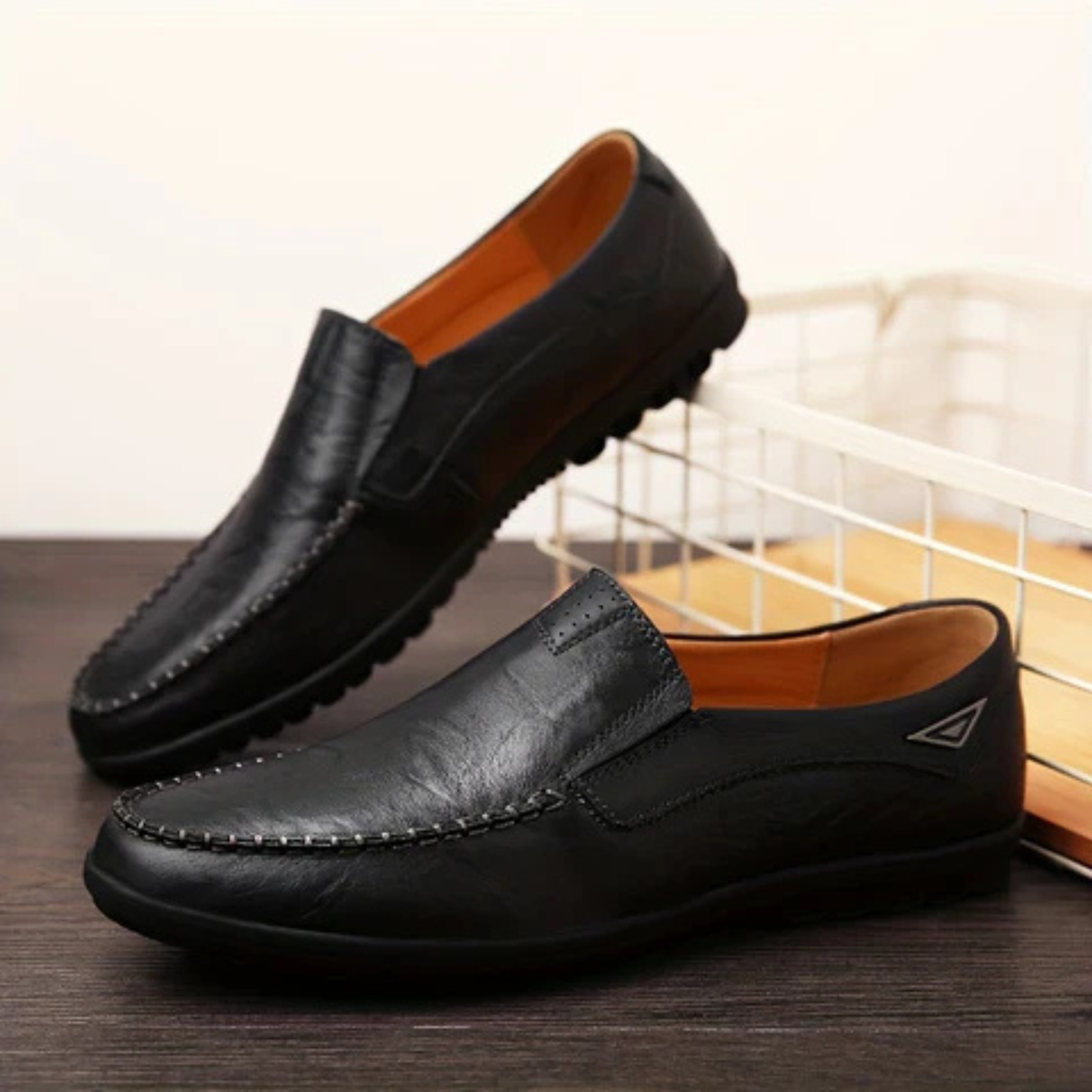Cornelis | Homme Mocassins | Cuir Véritable et Semelle Légère