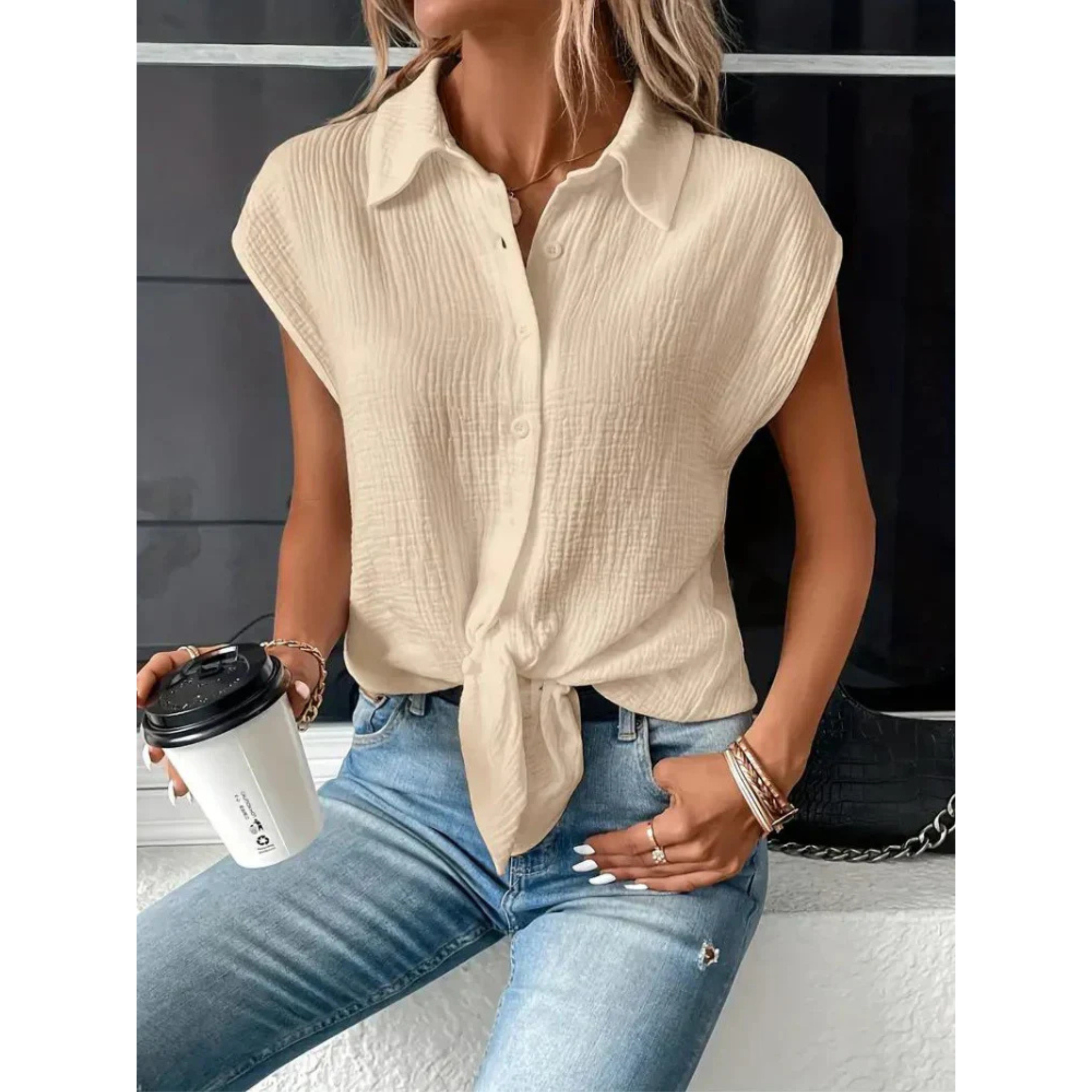 Natou | Femme Chemise Légère | Tissu Aéré et Coupe Fluide