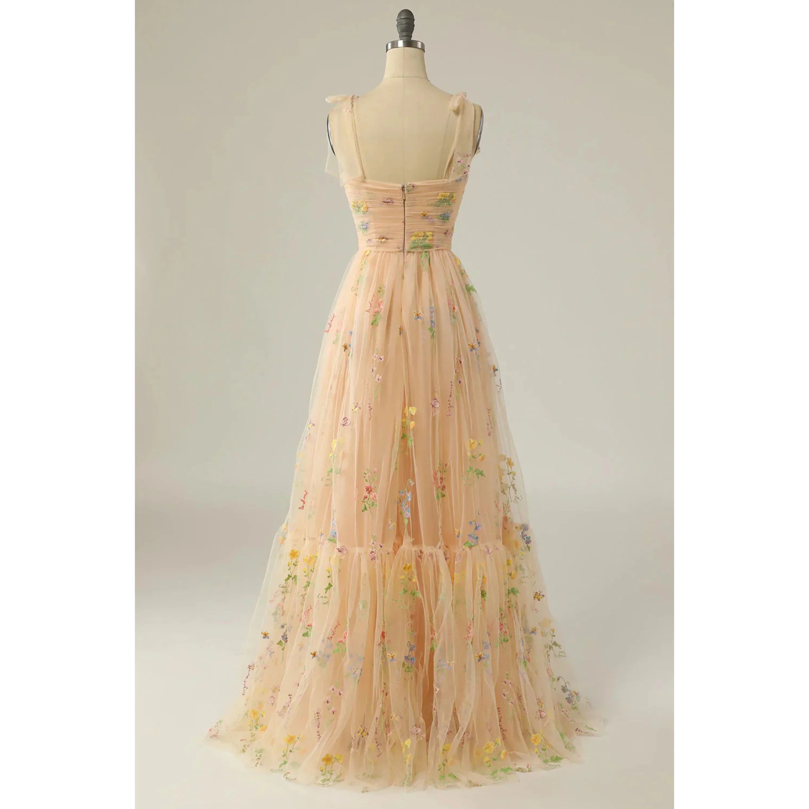 Femmes Robe de Bal | Tulle Brodé Premium