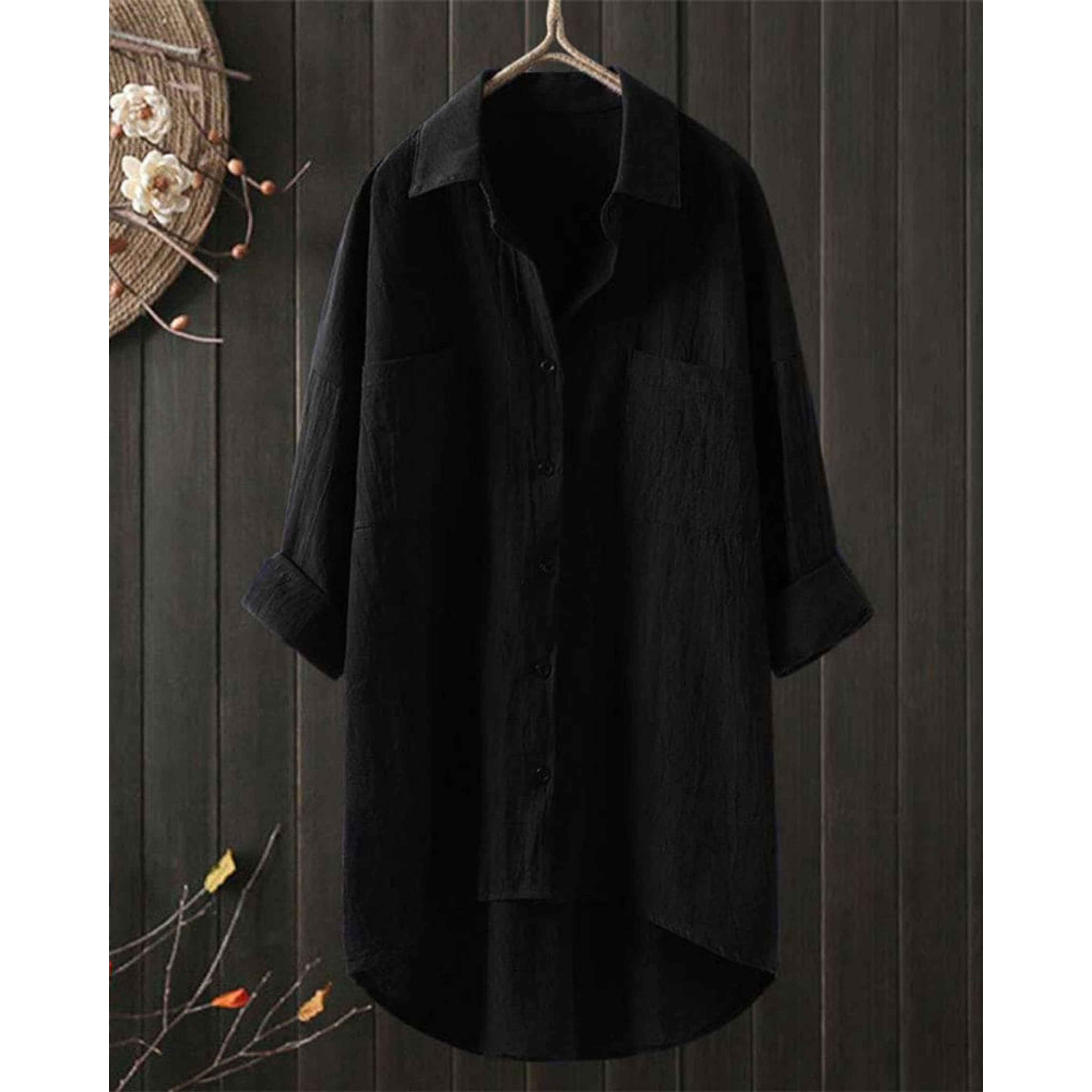 Femmes Blouse Fluide | Coupe Aérienne Manches Longues