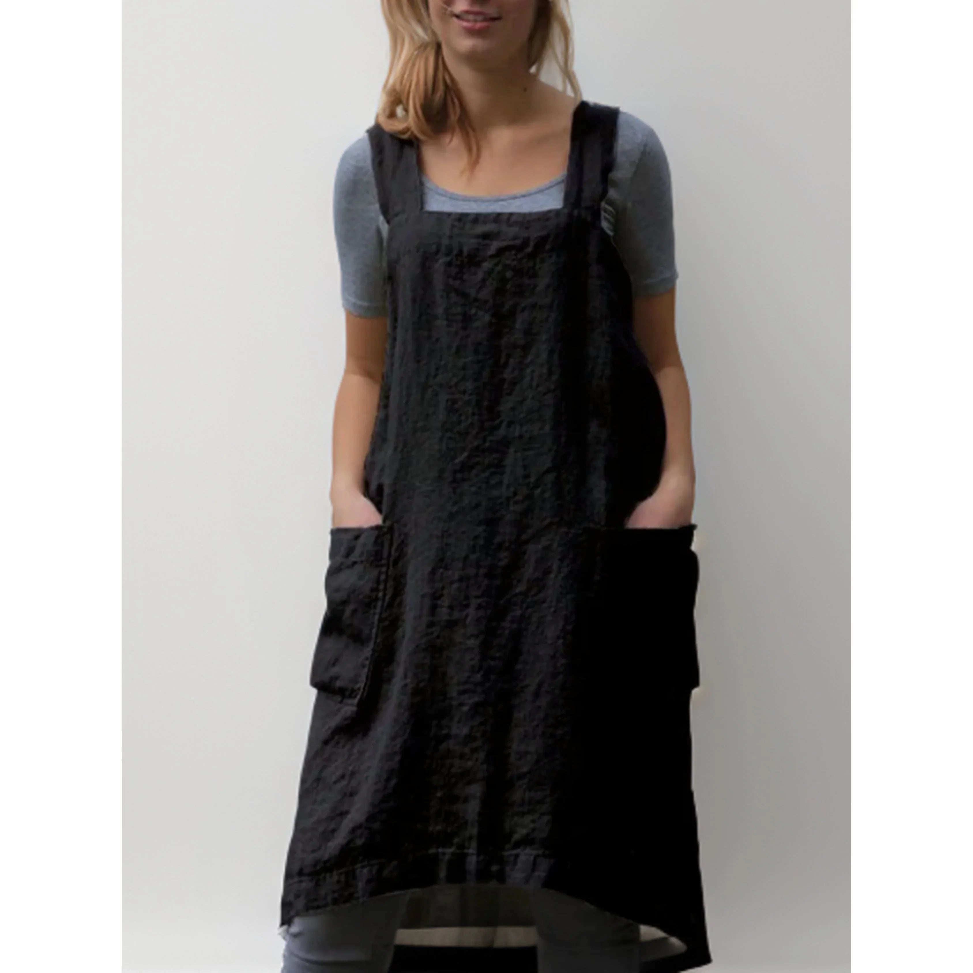 Femmes Robe Tablier | Poches Pratiques
