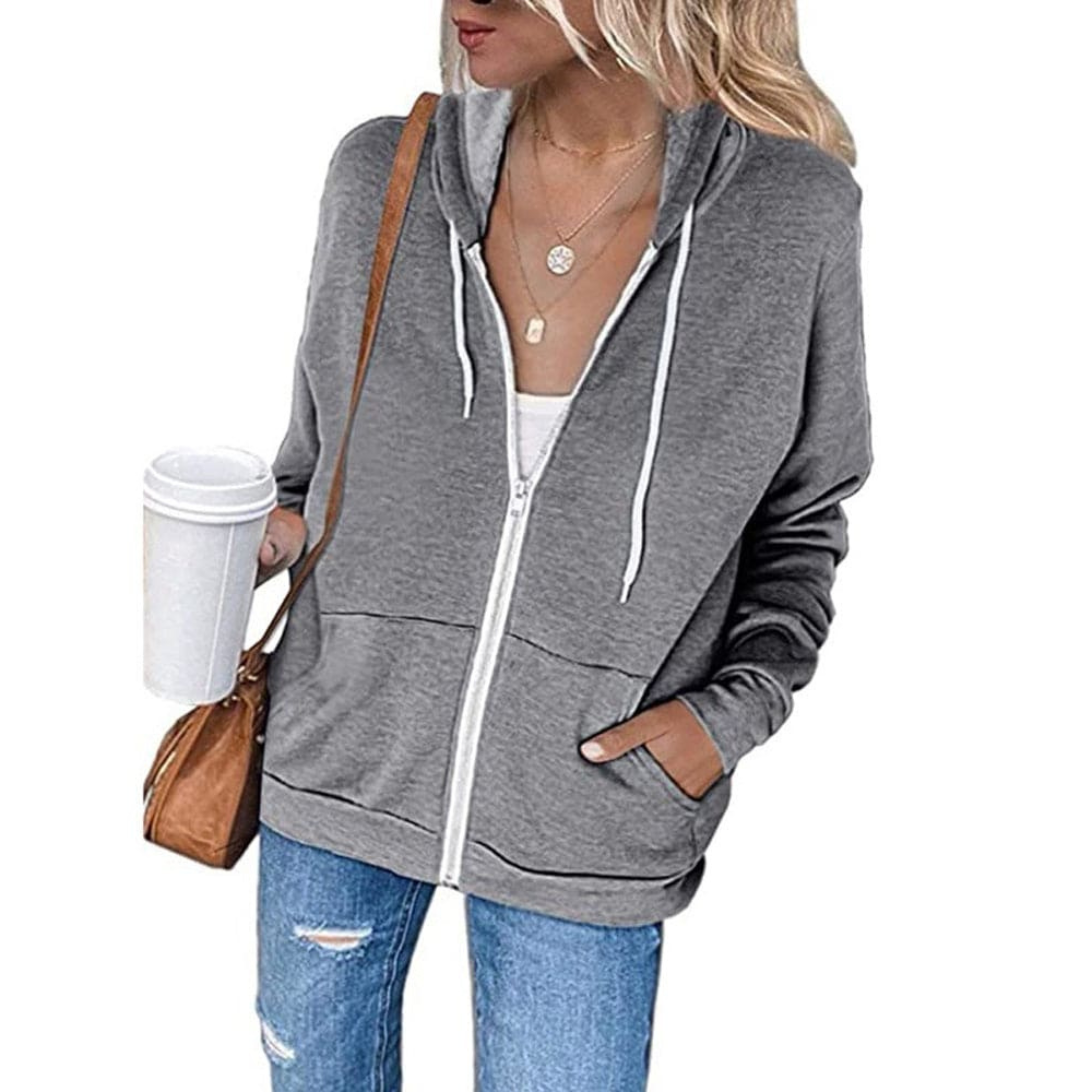 Femmes Sweatshirt | Capuche Moderne