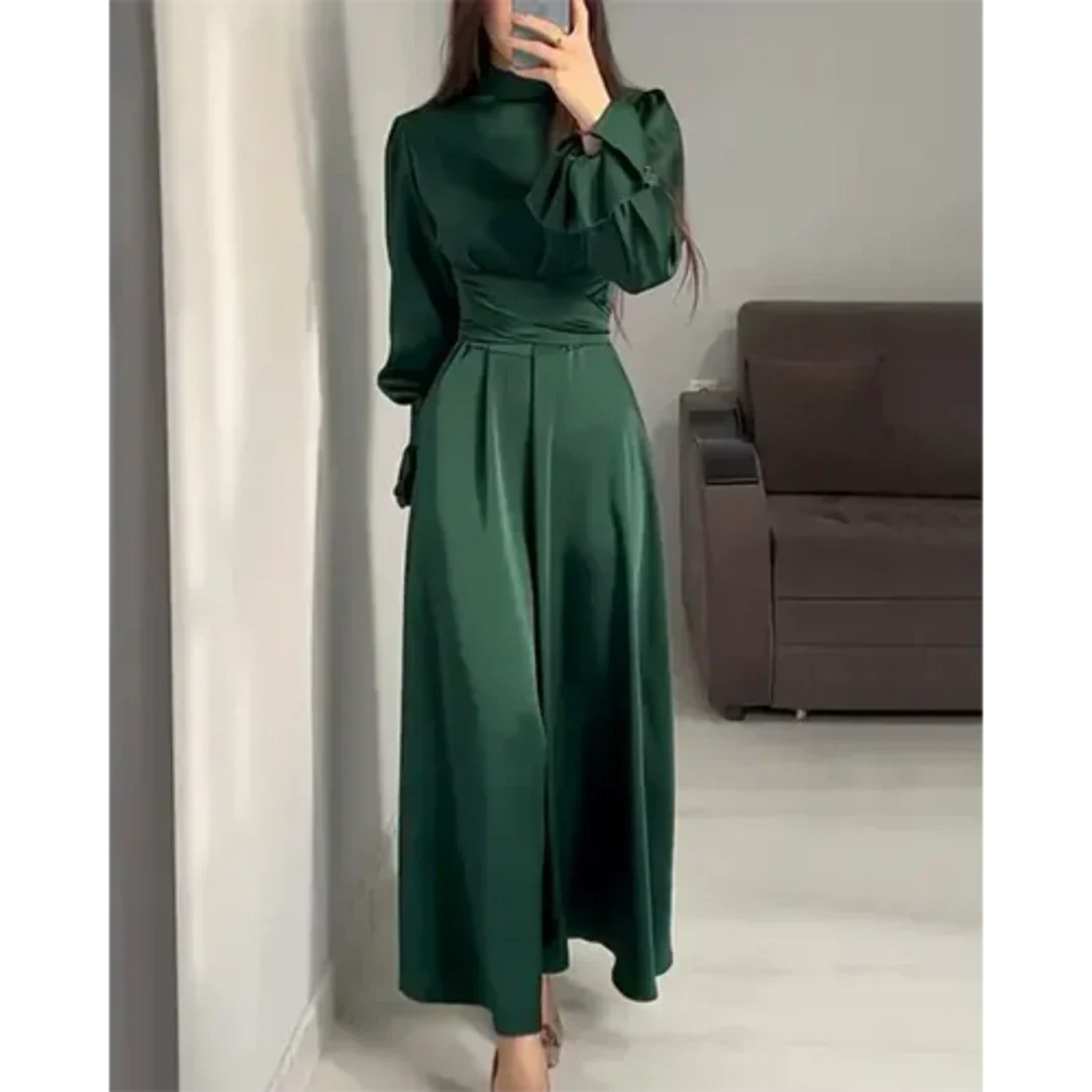 Marcellette | Femme Robe Longue | Coupe Fluide et Élégante