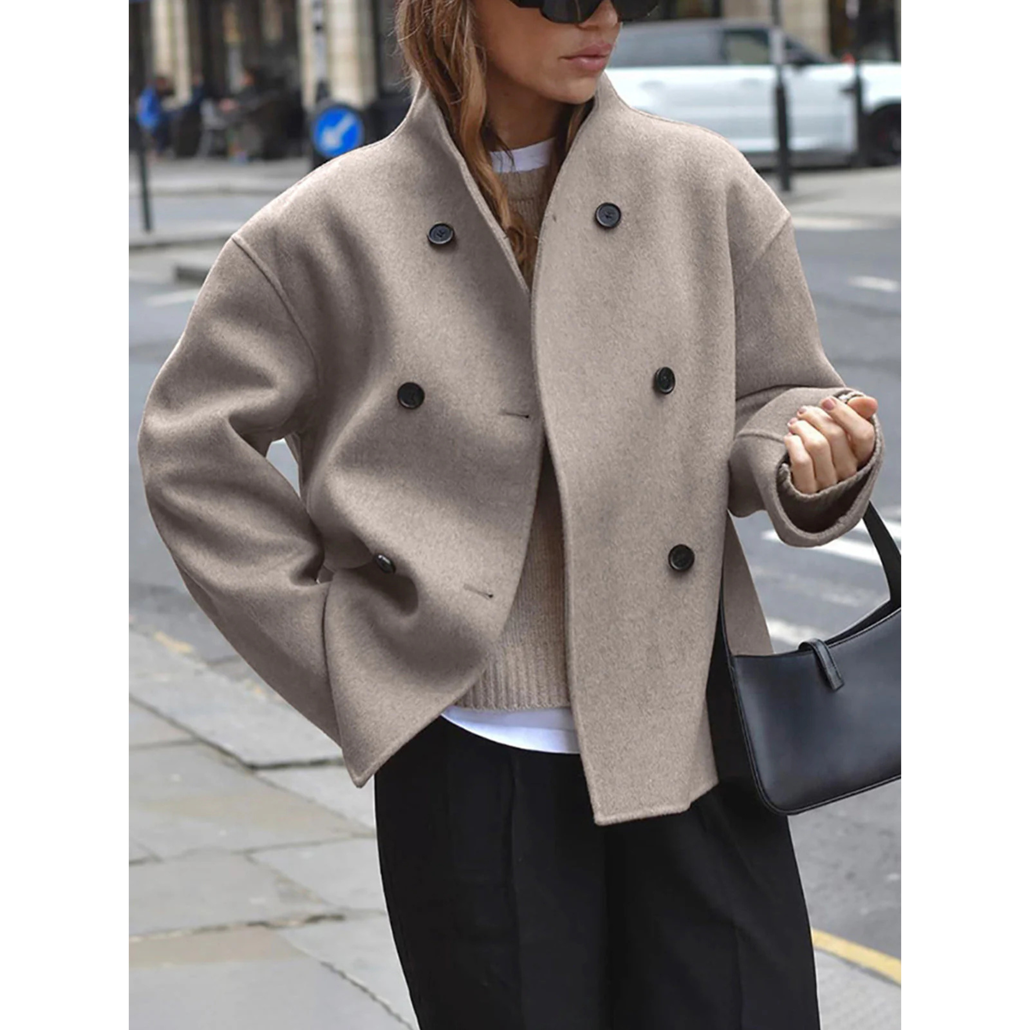 Téodora | Femme Veste Oversized | Chaleur & Confort