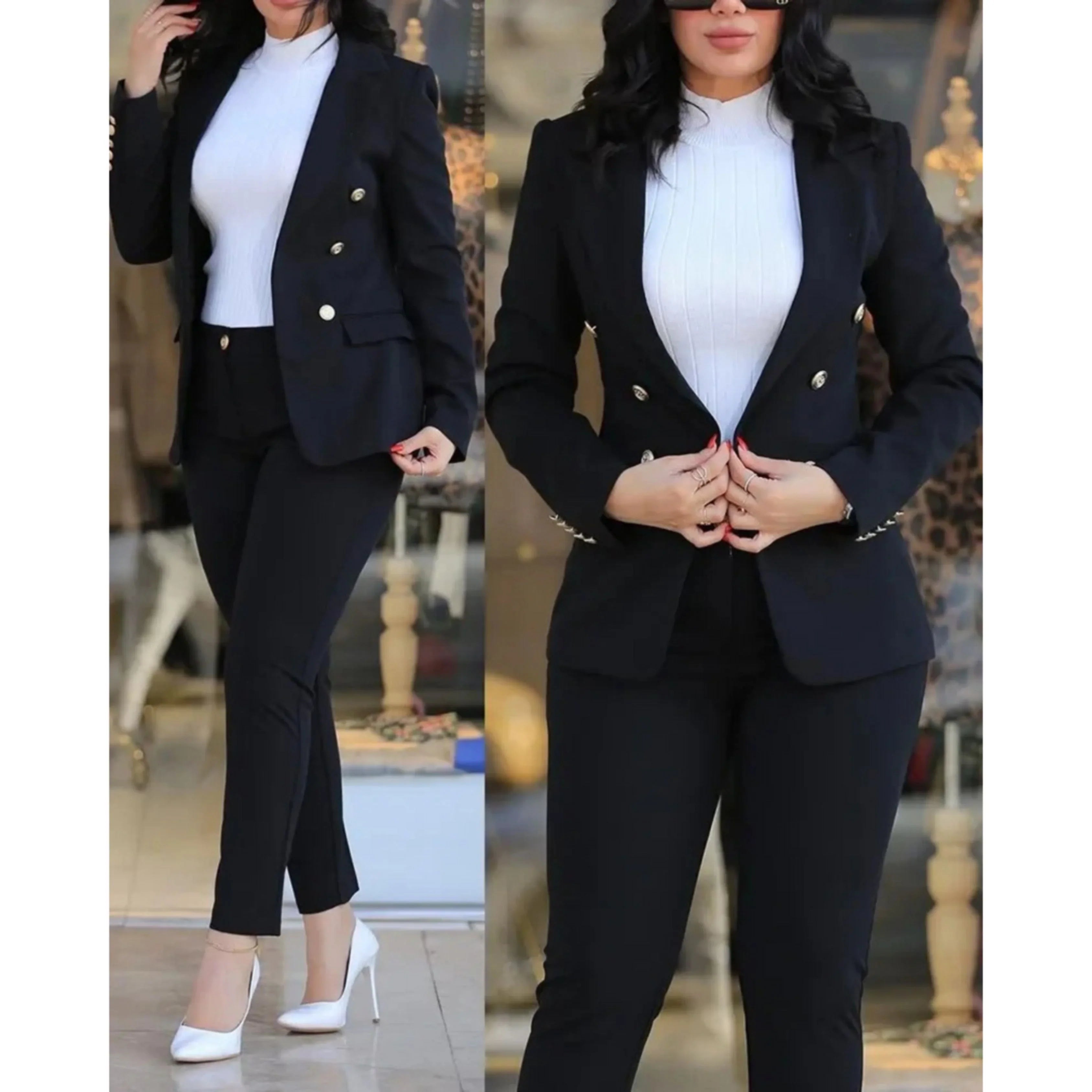 Femmes Blazer et Pantalon | Slim Fit