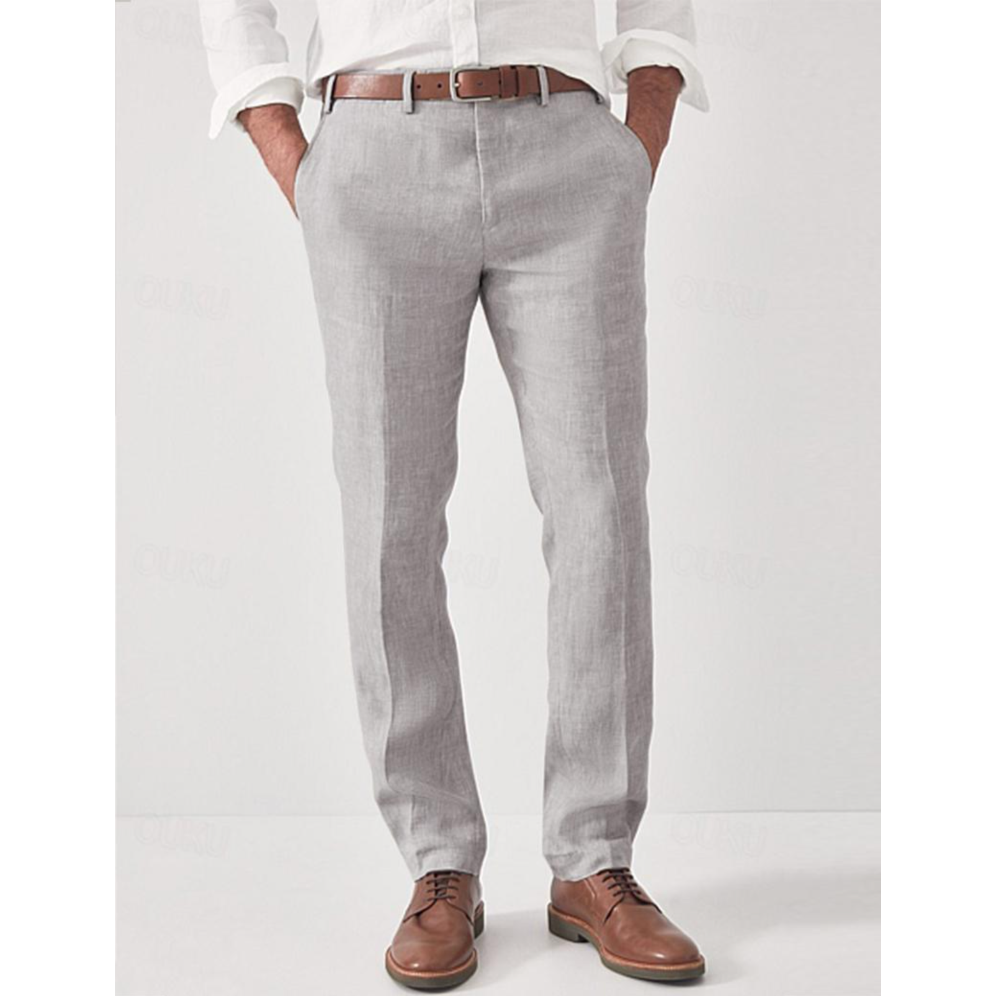 Hommes Pantalon Élégant | Coupe Classique