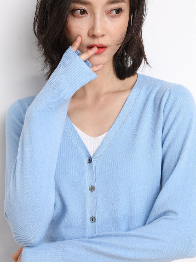 Maud | Cardigan col V pour femme | Moderne