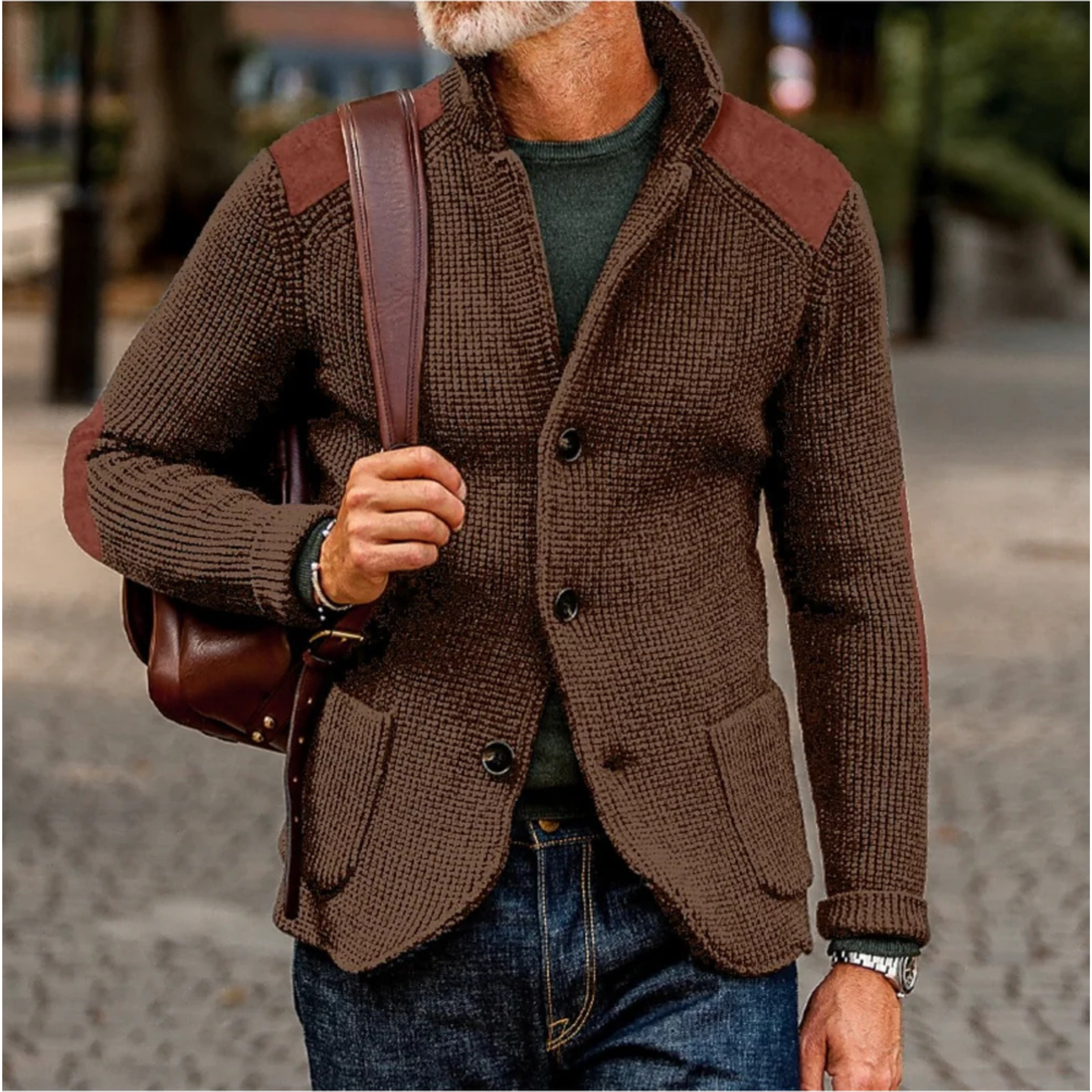 Agustin | Homme Cardigan | Chaleur et Polyvalence pour l’Hiver