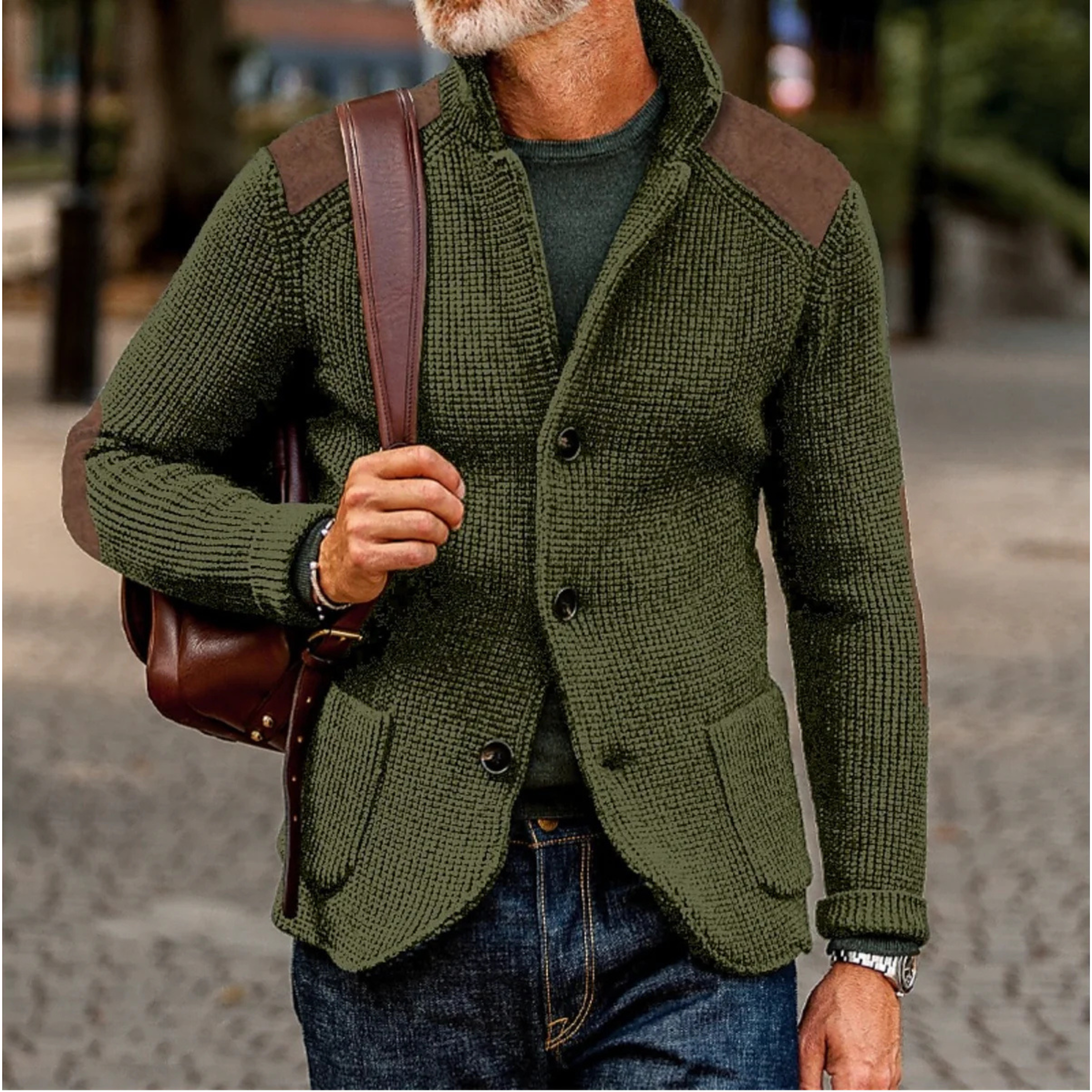 Agustin | Homme Cardigan | Chaleur et Polyvalence pour l’Hiver