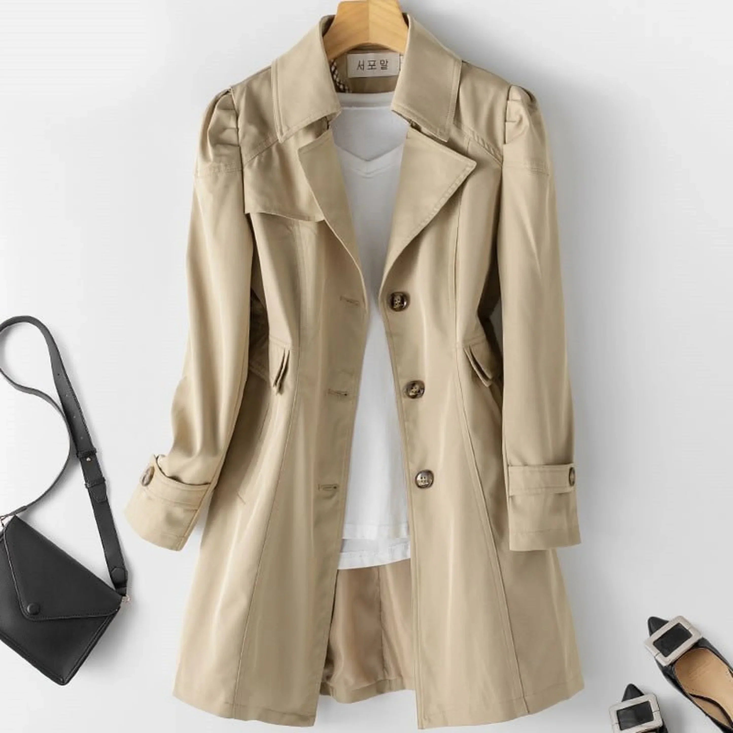 Femmes Trench-Coat Imperméable | Style Classique