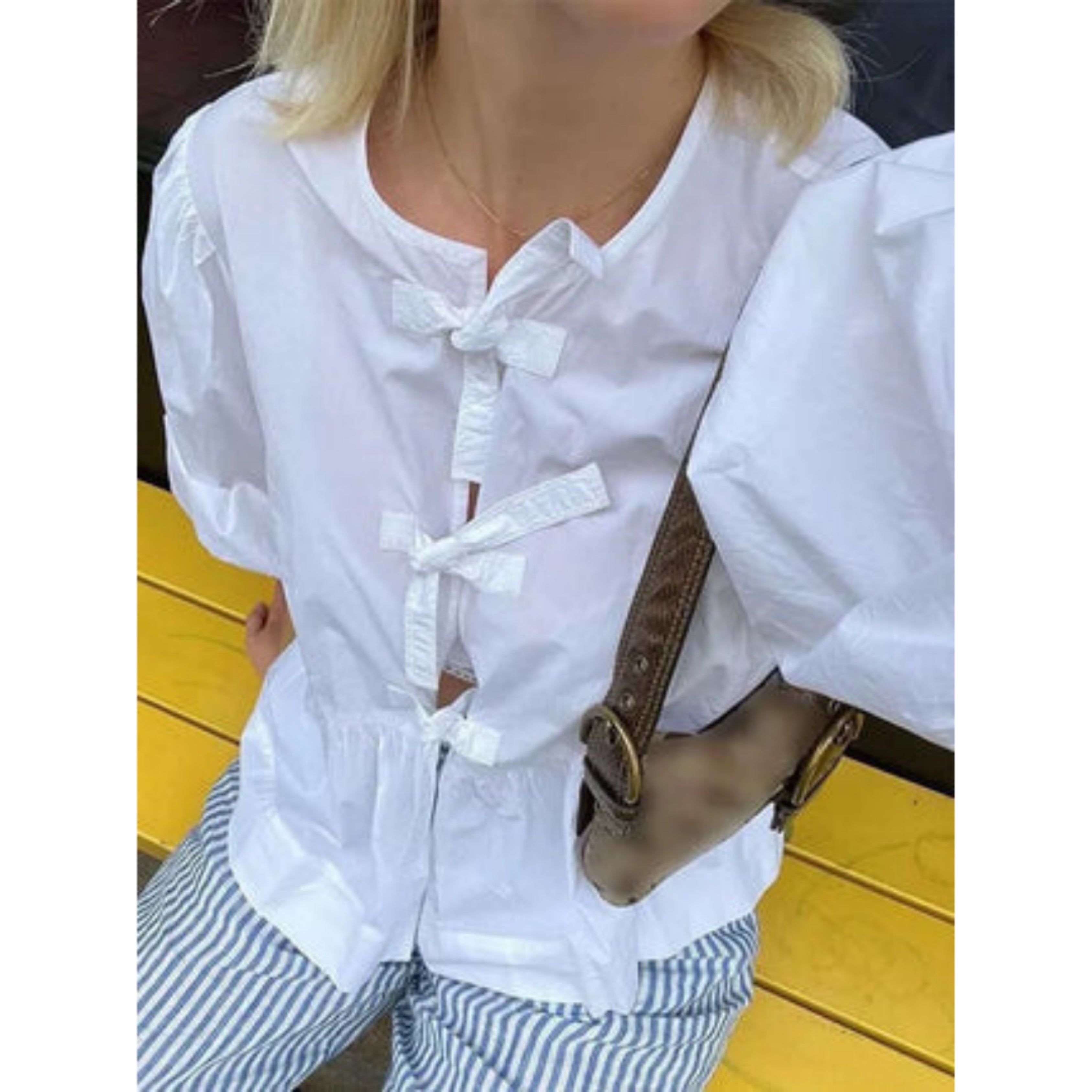 Charee | Blouse Tendance Pour Femme | Manches Bouffantes