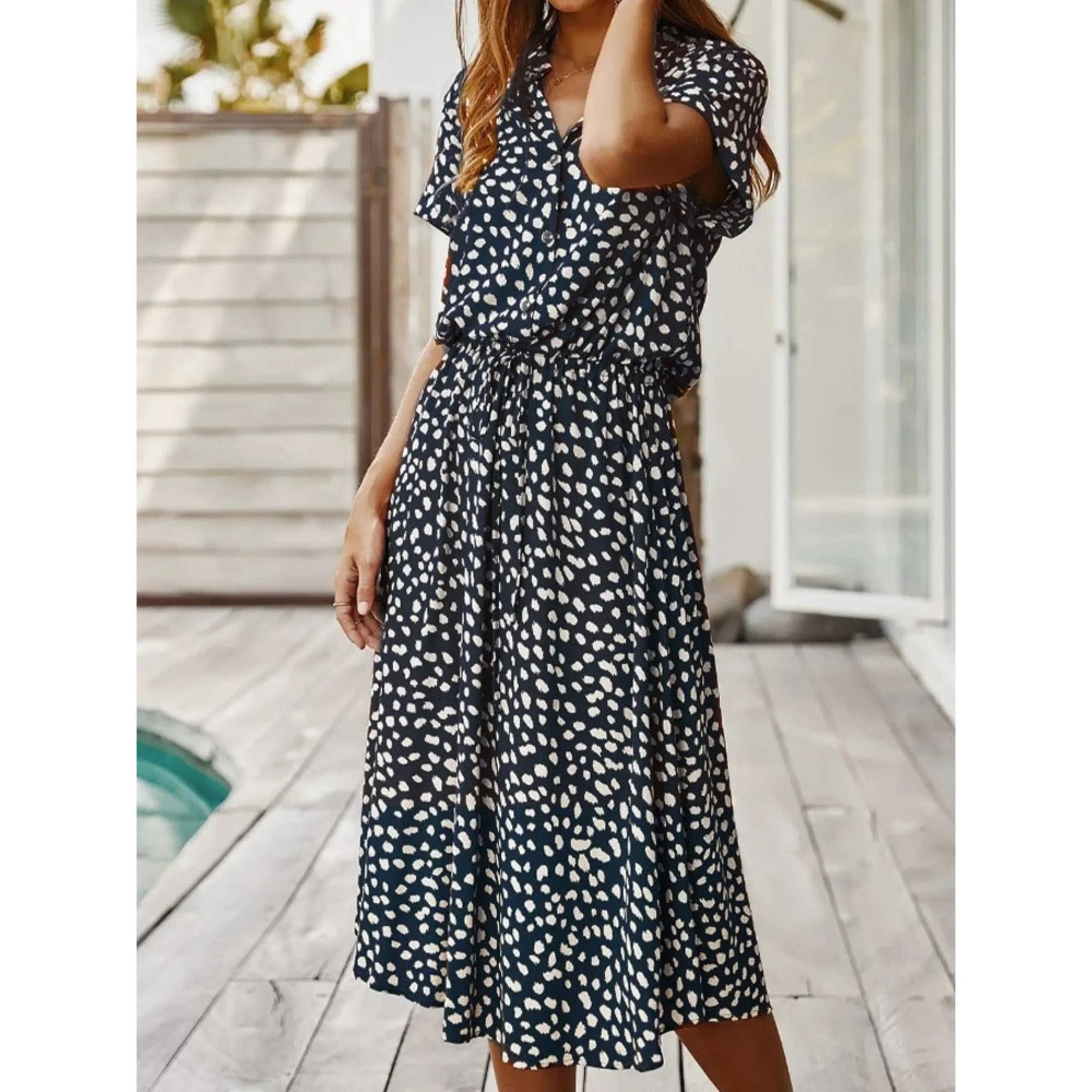 Femmes Robe Confortable | Coupe Classique