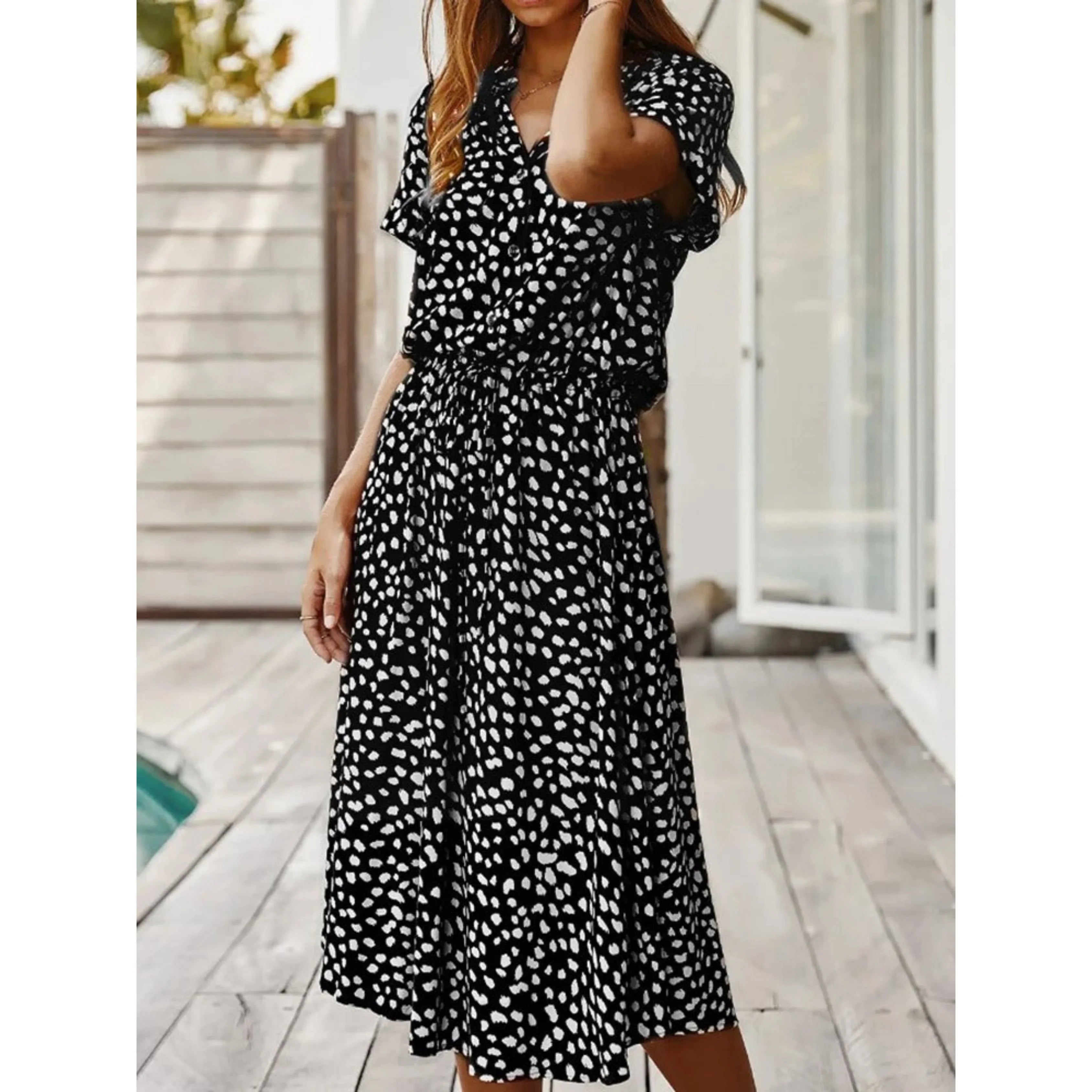 Femmes Robe Confortable | Coupe Classique