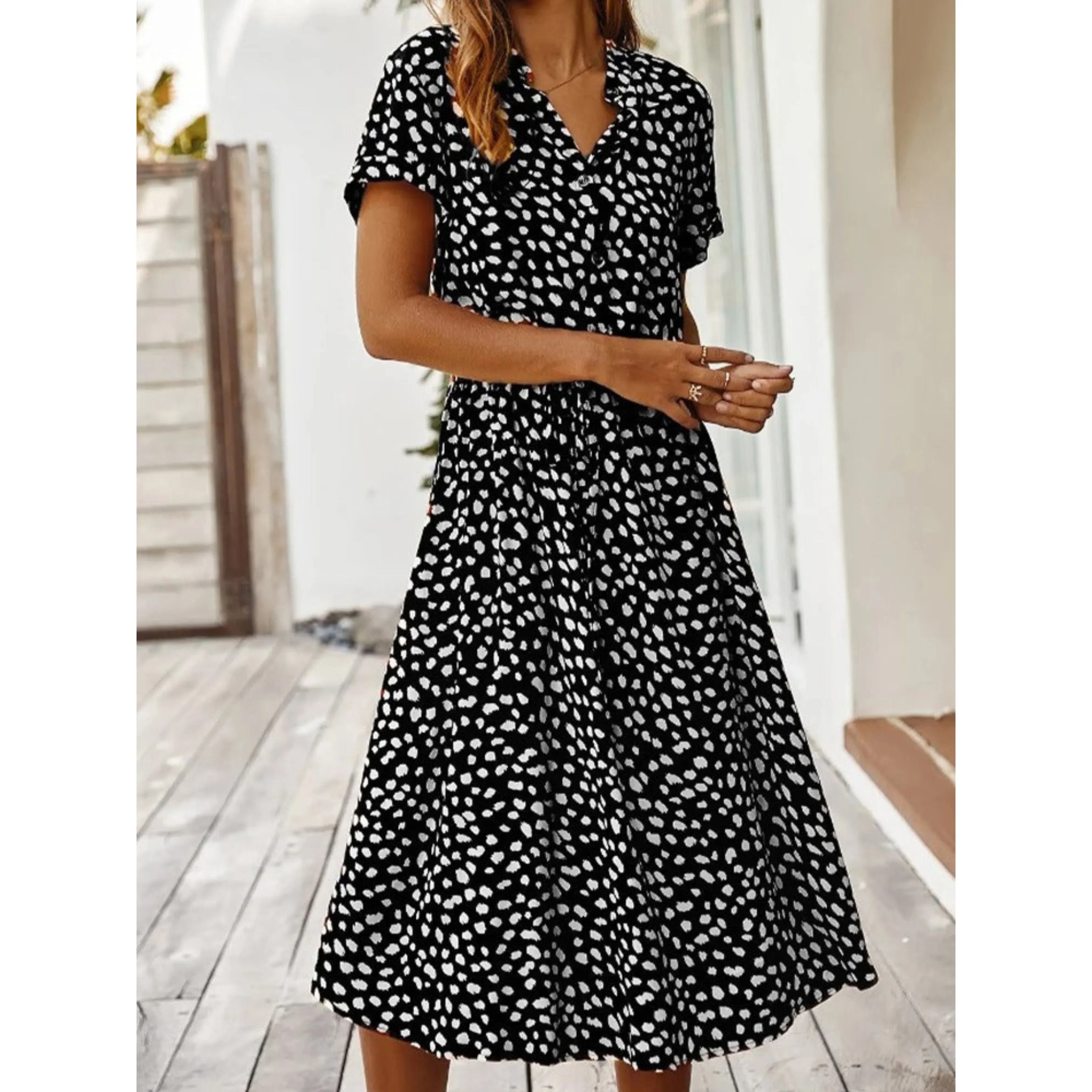 Femmes Robe Confortable | Coupe Classique