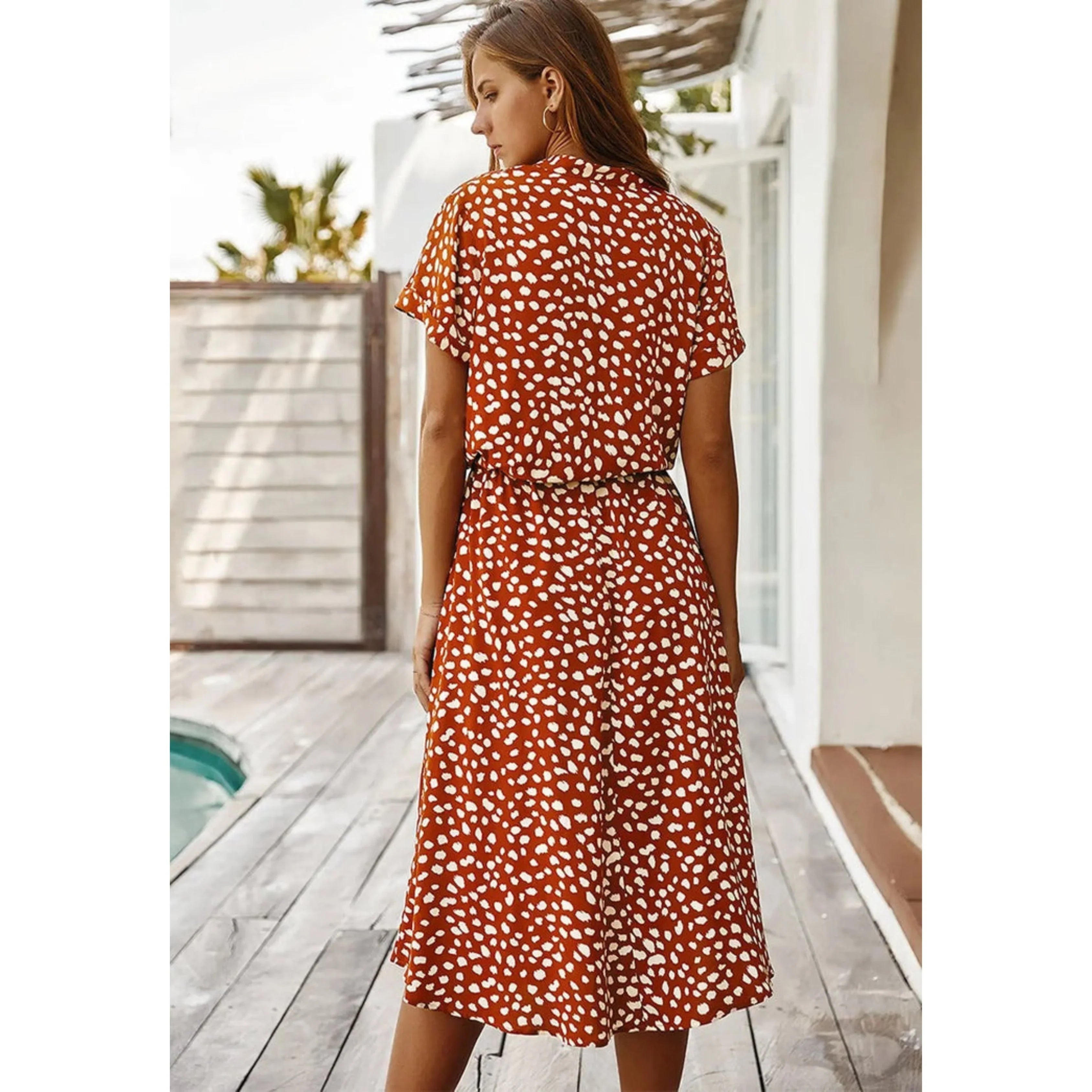 Femmes Robe Confortable | Coupe Classique