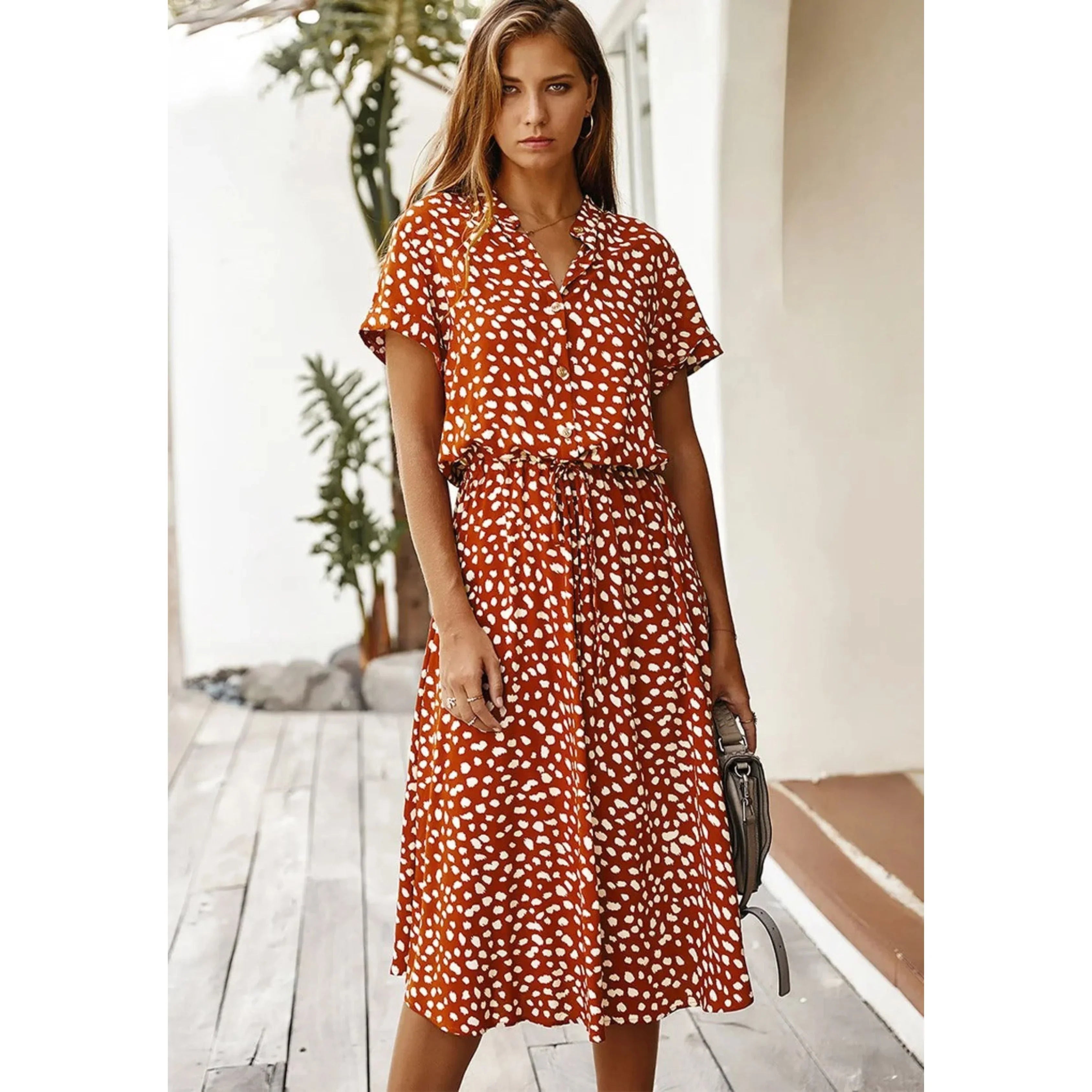 Femmes Robe Confortable | Coupe Classique