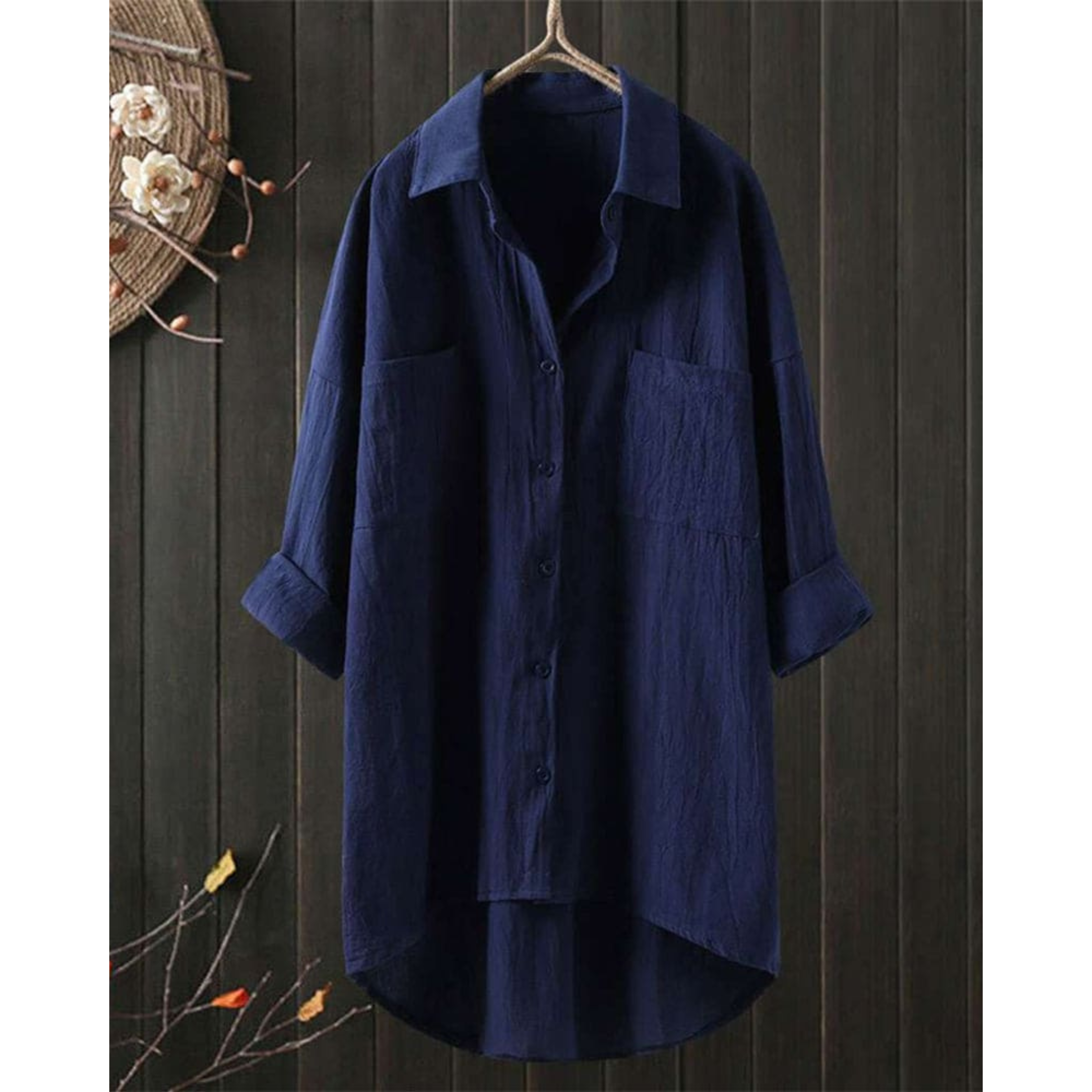 Femmes Blouse Fluide | Coupe Aérienne Manches Longues