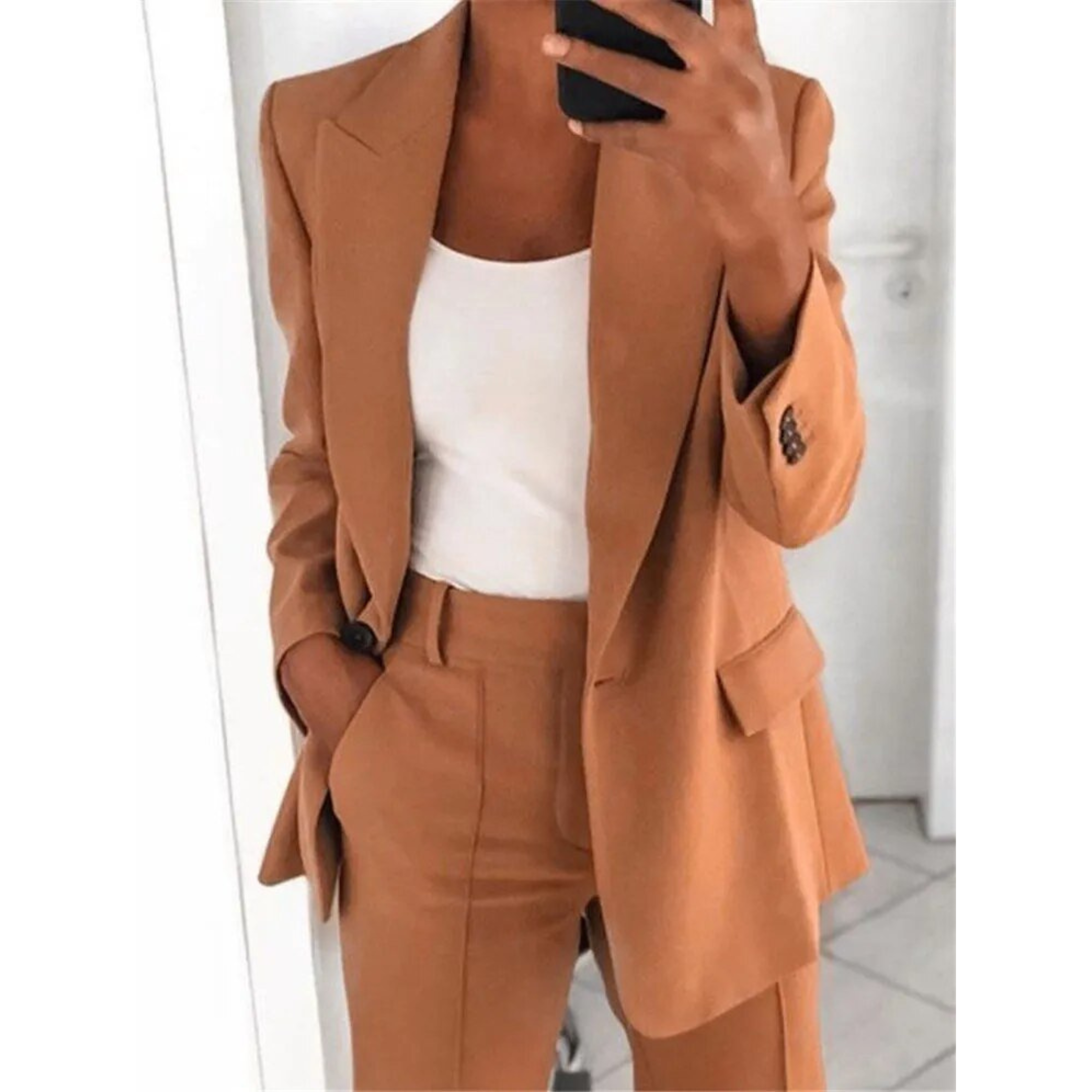 Indira | Femme Ensemble Blazer | Coupe Ajustée et Confort