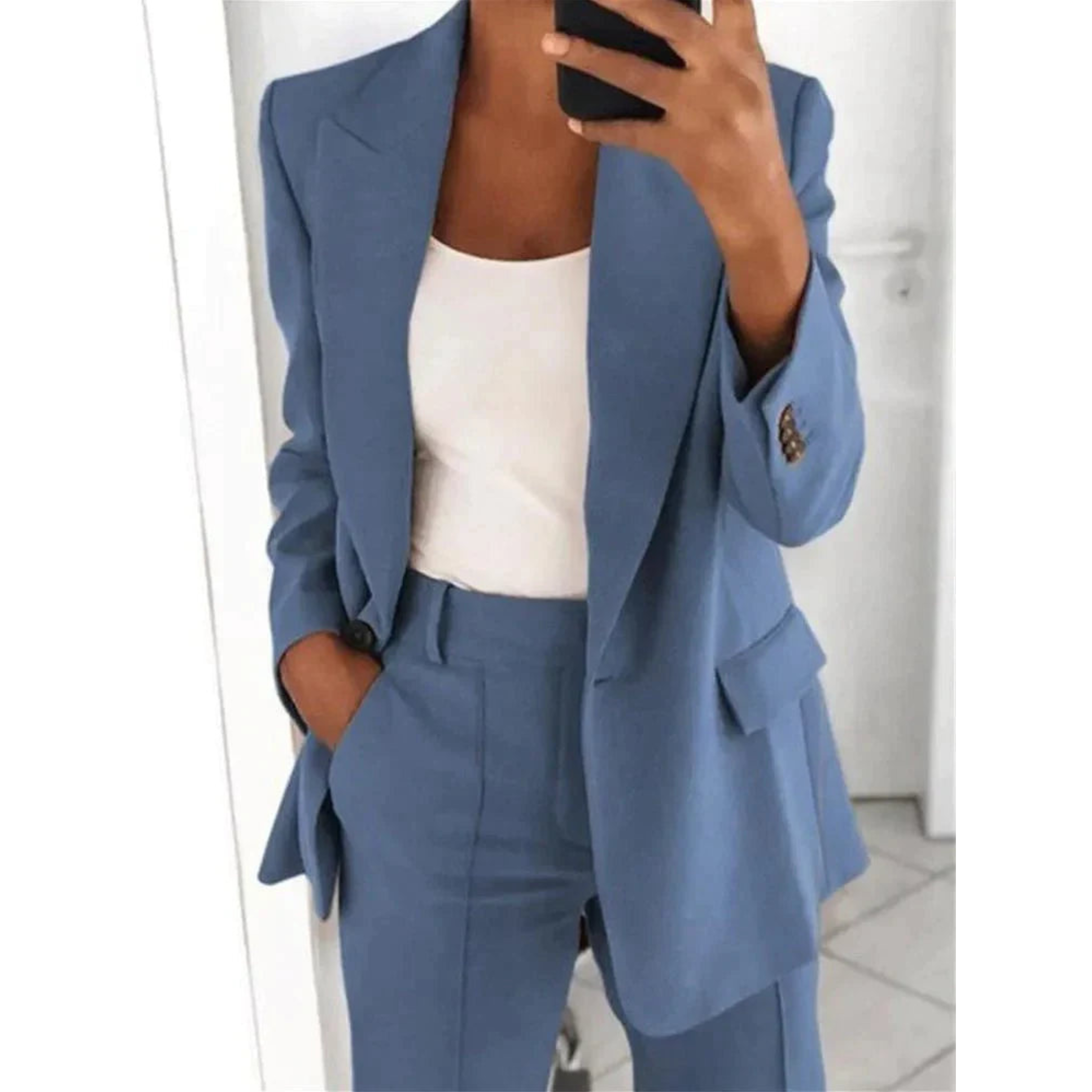 Indira | Femme Ensemble Blazer | Coupe Ajustée et Confort