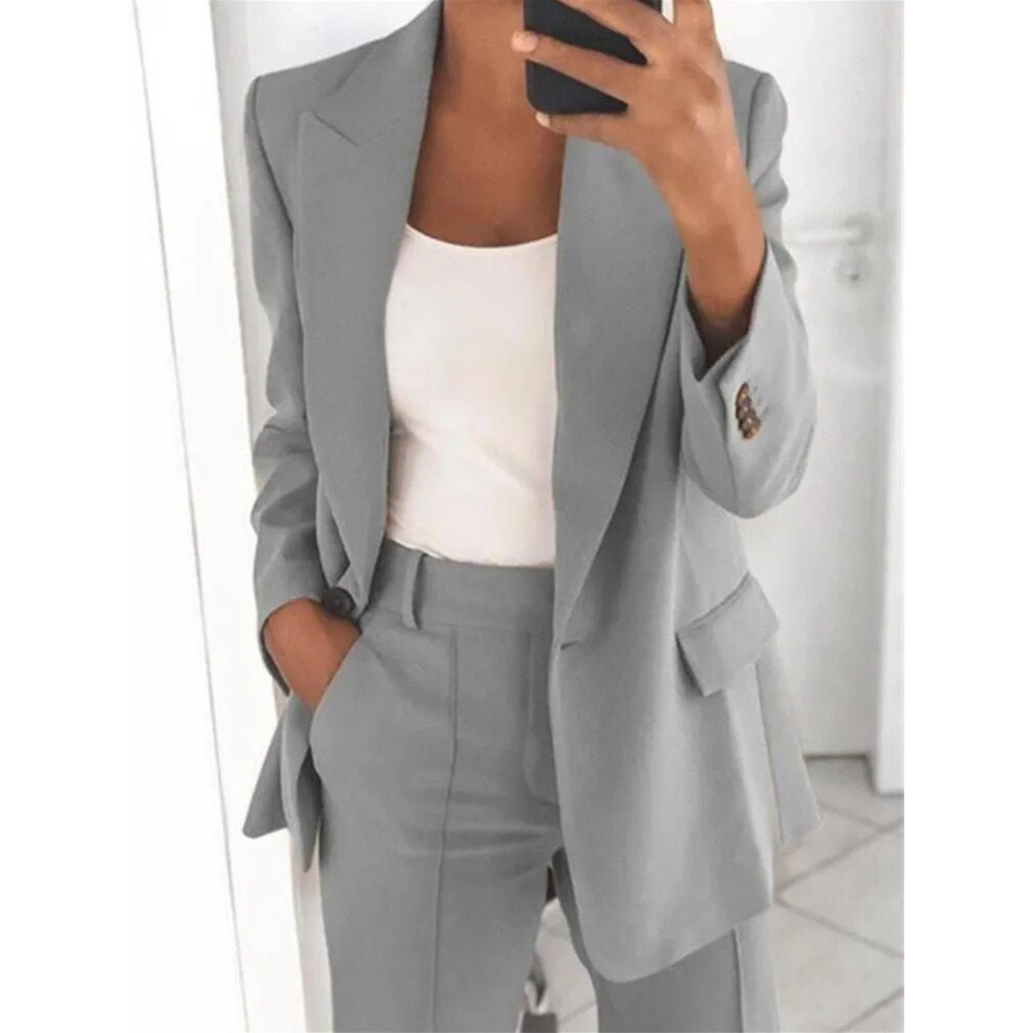 Indira | Femme Ensemble Blazer | Coupe Ajustée et Confort