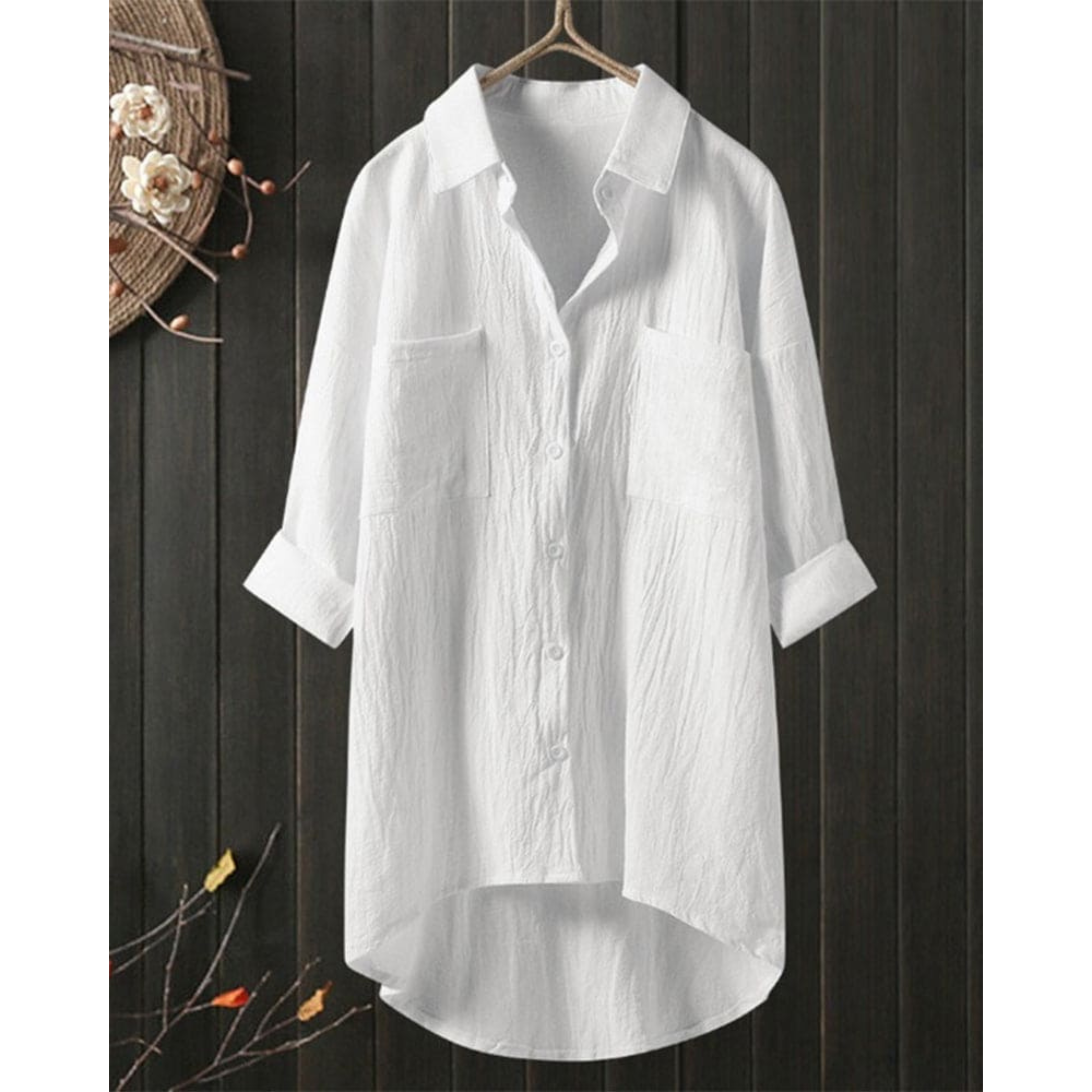 Femmes Blouse Fluide | Coupe Aérienne Manches Longues