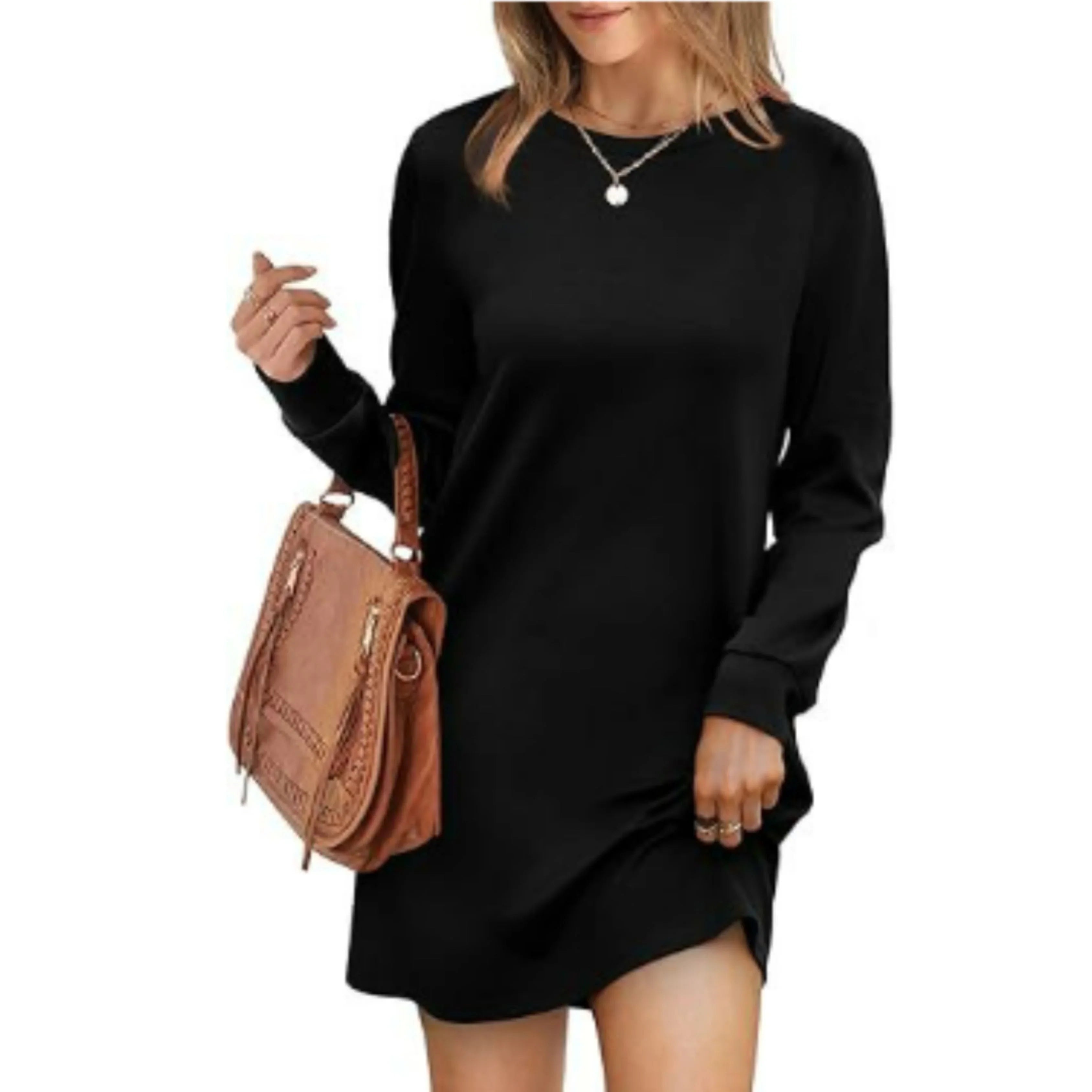 Femmes Robe Pull Manches Longues | Coupe Mini
