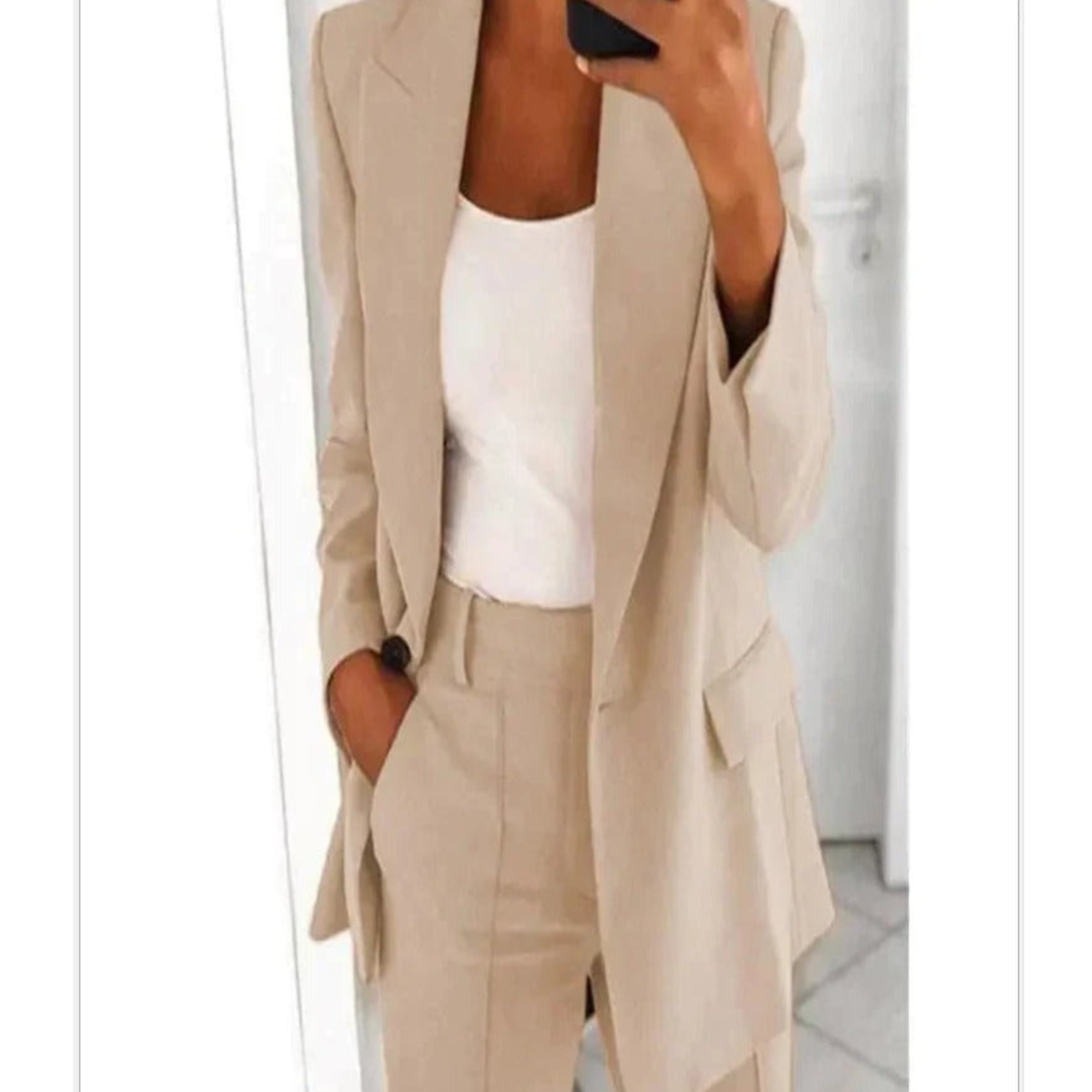 Indira | Femme Ensemble Blazer | Coupe Ajustée et Confort