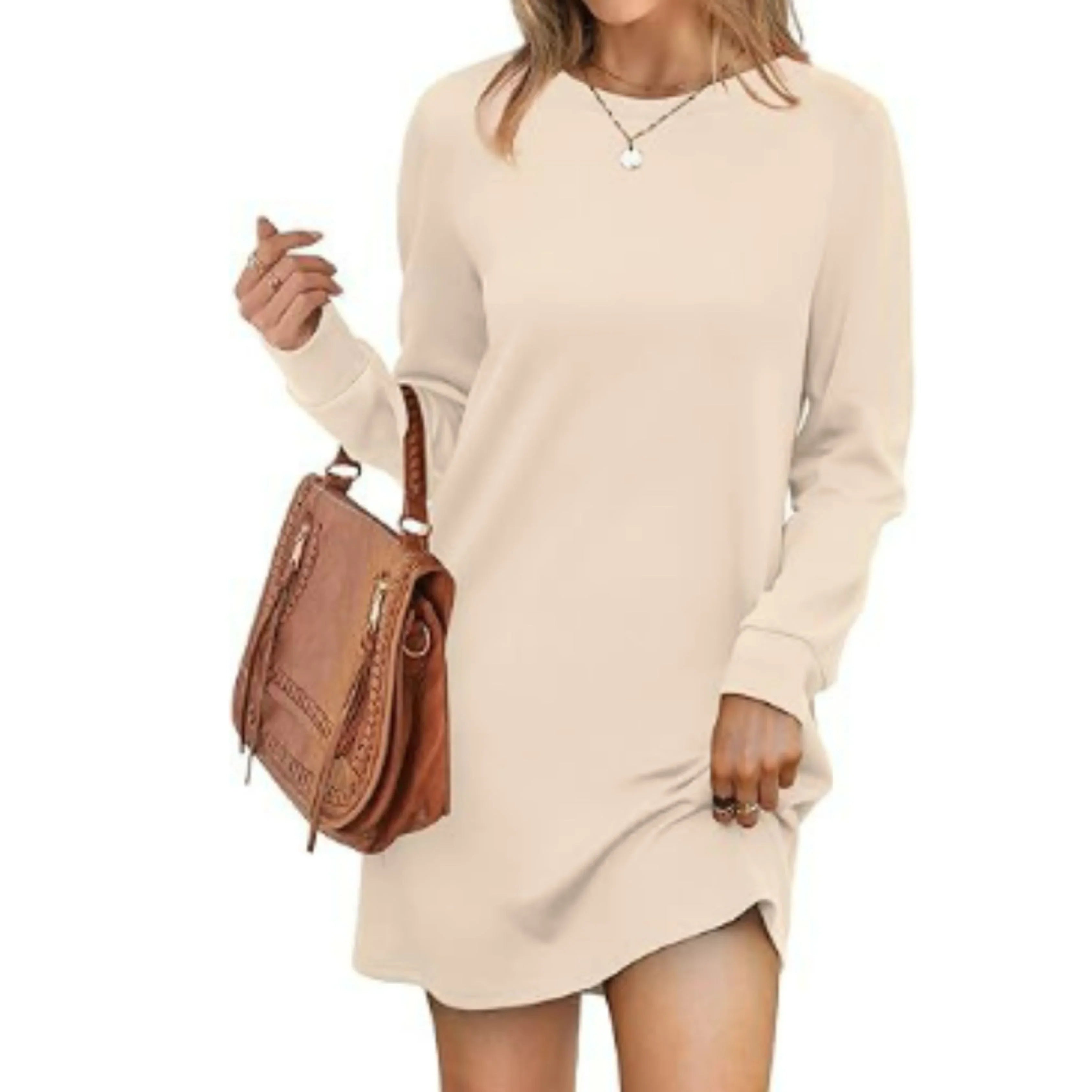 Femmes Robe Pull Manches Longues | Coupe Mini