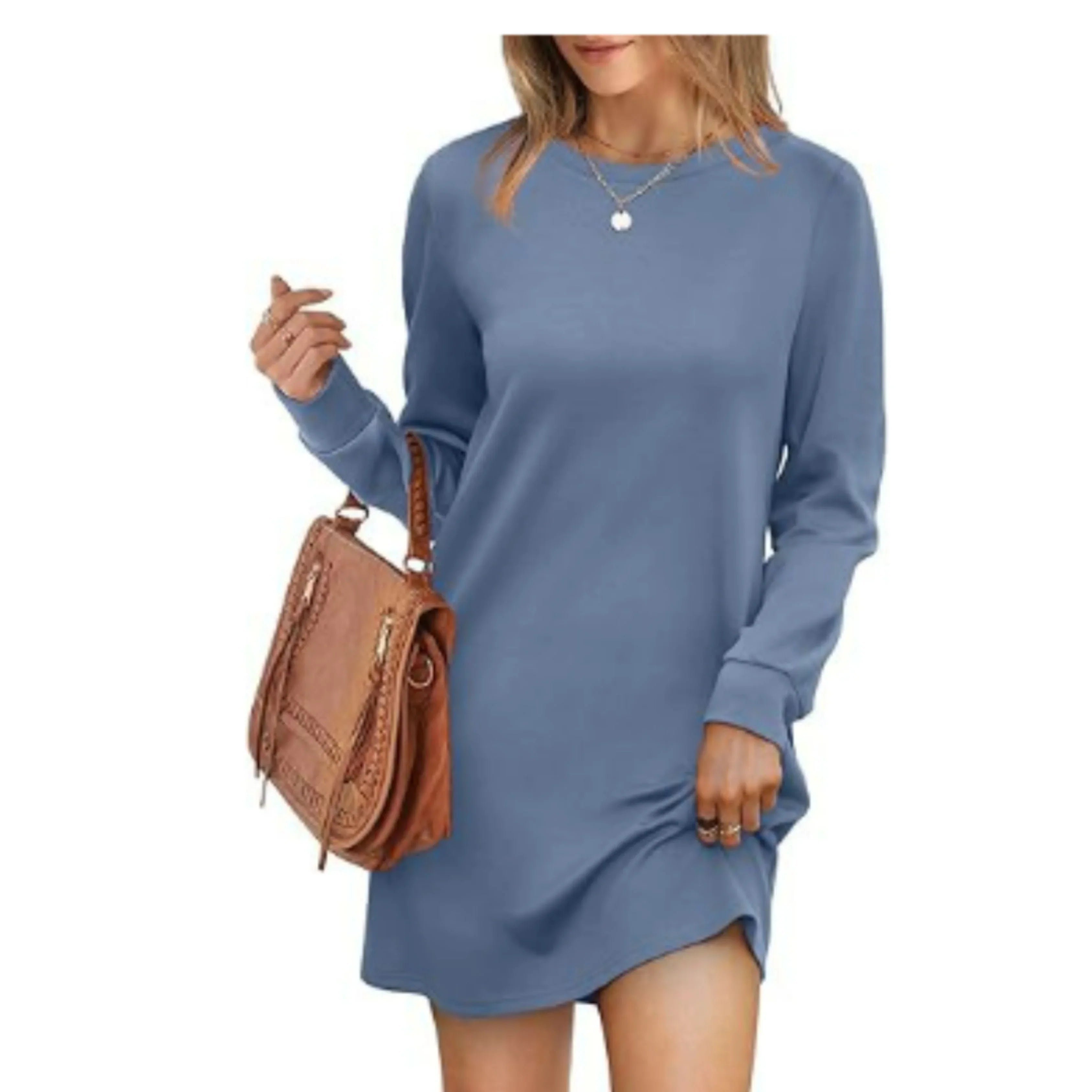 Femmes Robe Pull Manches Longues | Coupe Mini