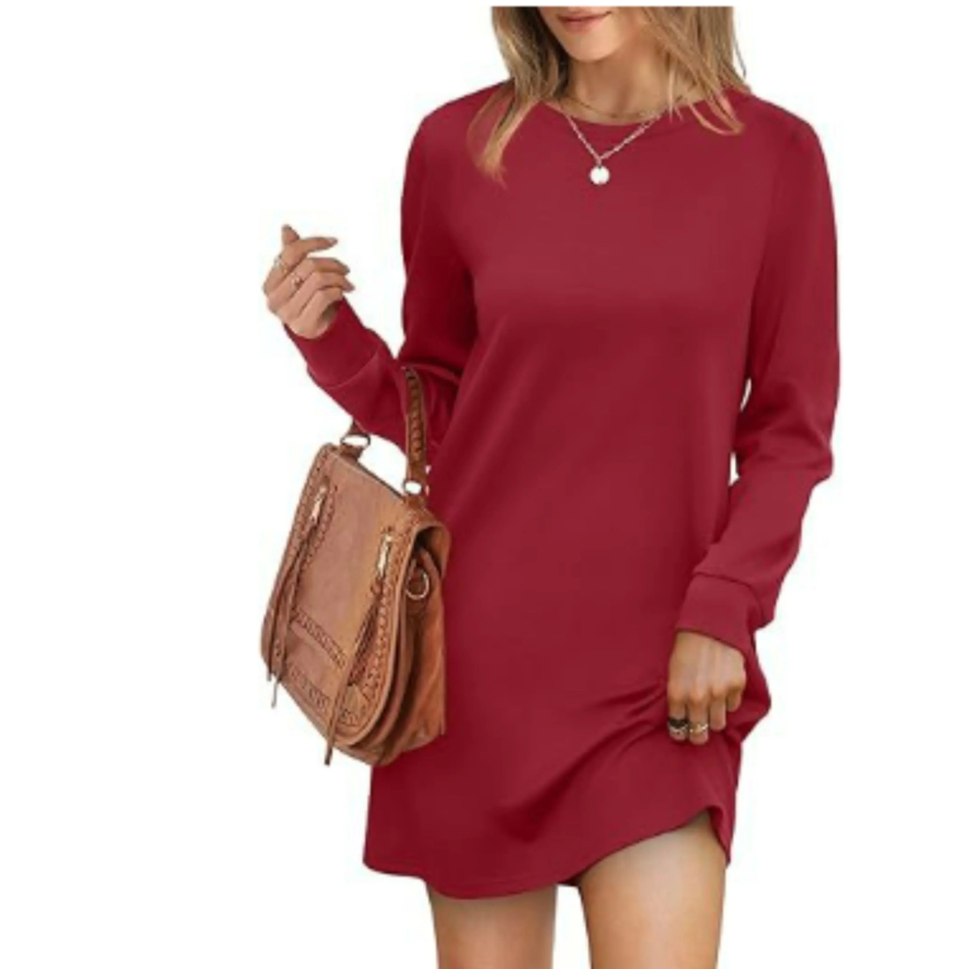 Femmes Robe Pull Manches Longues | Coupe Mini