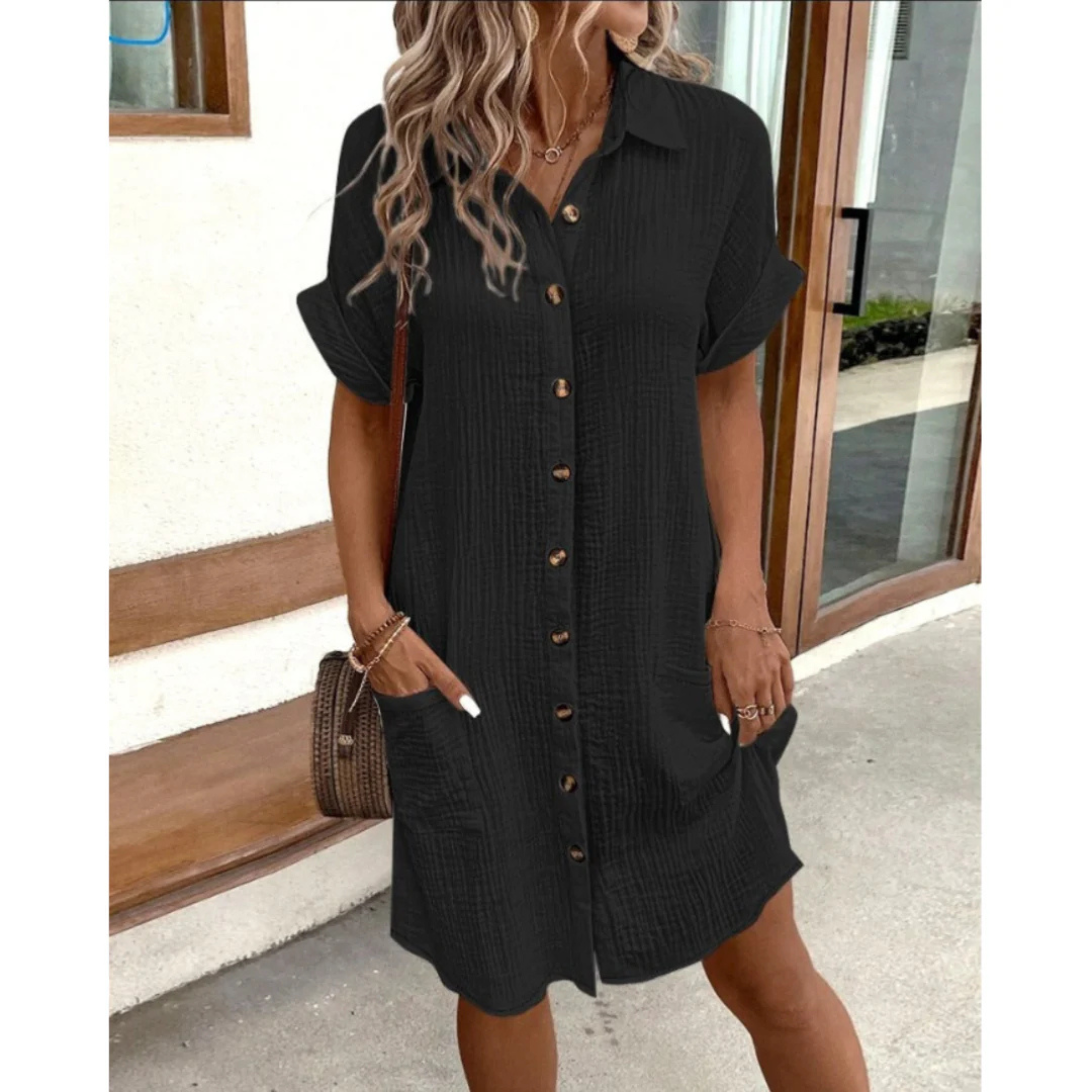 Femmes Robe Chemise | Style Chic