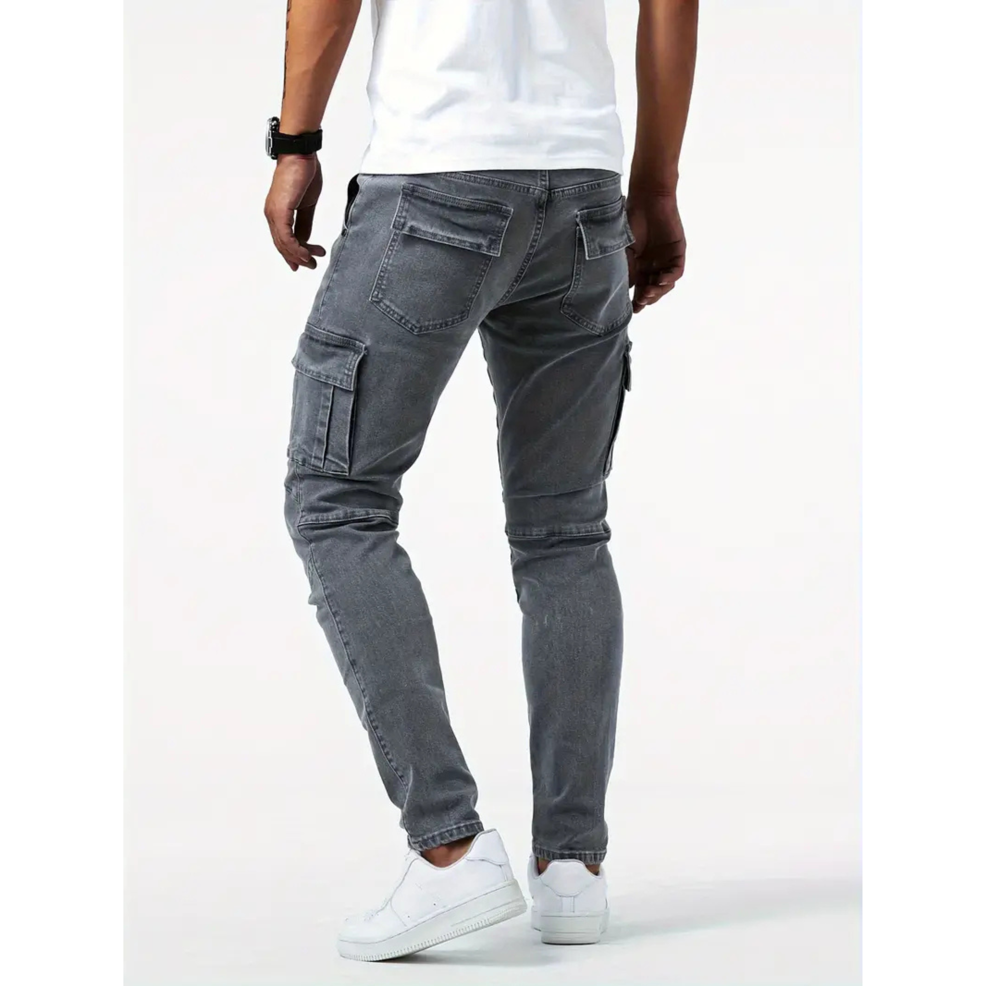 Timothée | Jean Cargo Homme | Confort et Style Polyvalent