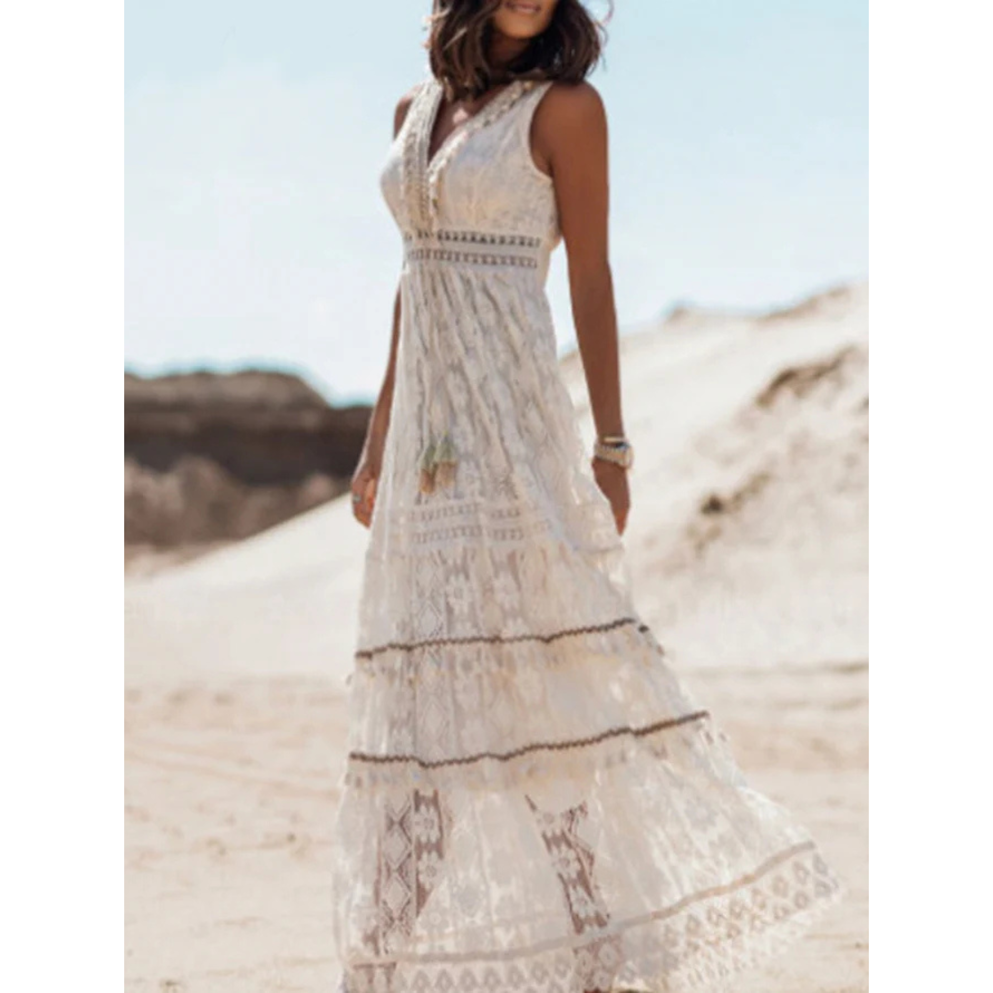 Femmes Robe Maxi | Style Boho
