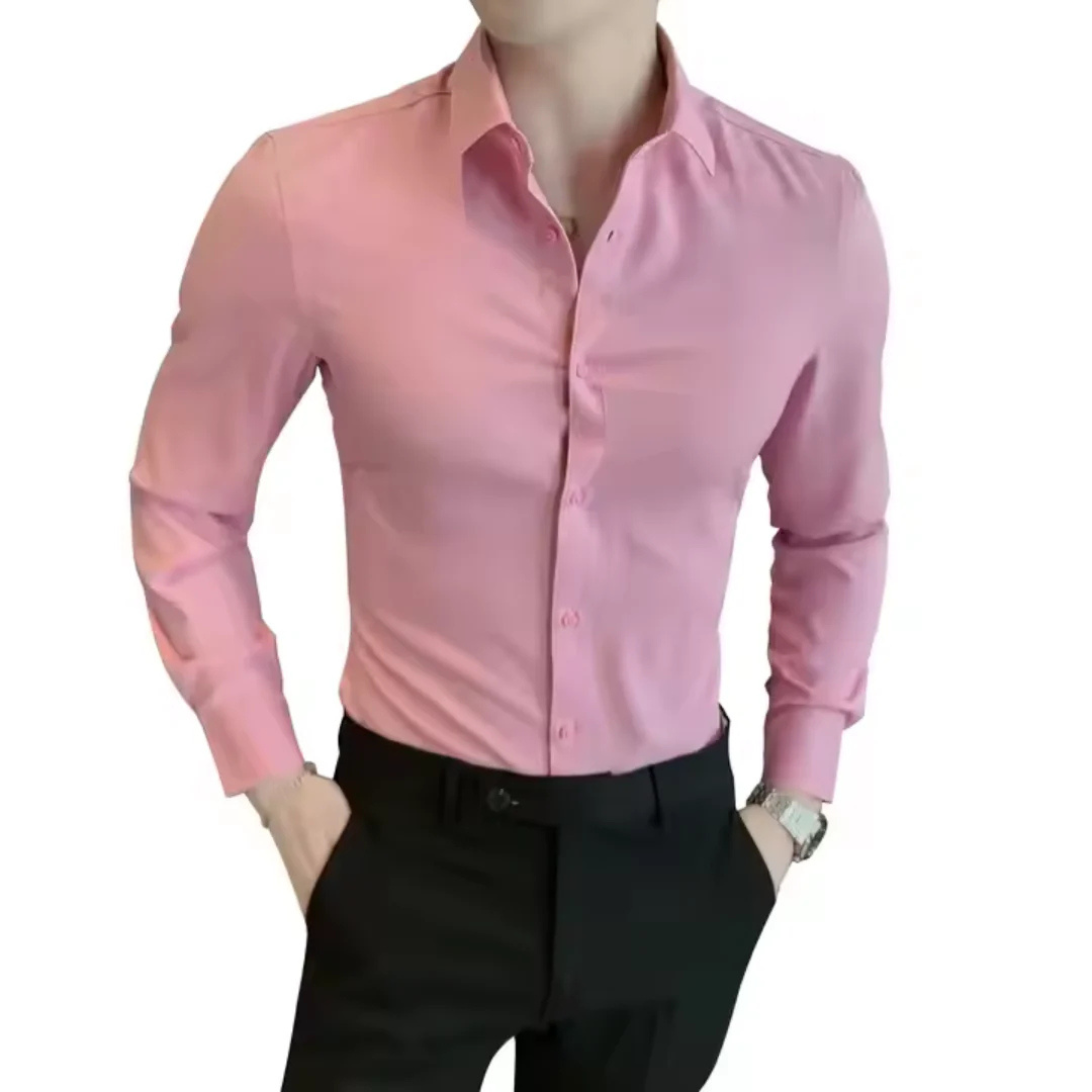 Cassien | Homme Chemise Ajustée | Coupe Structurée et Confortable