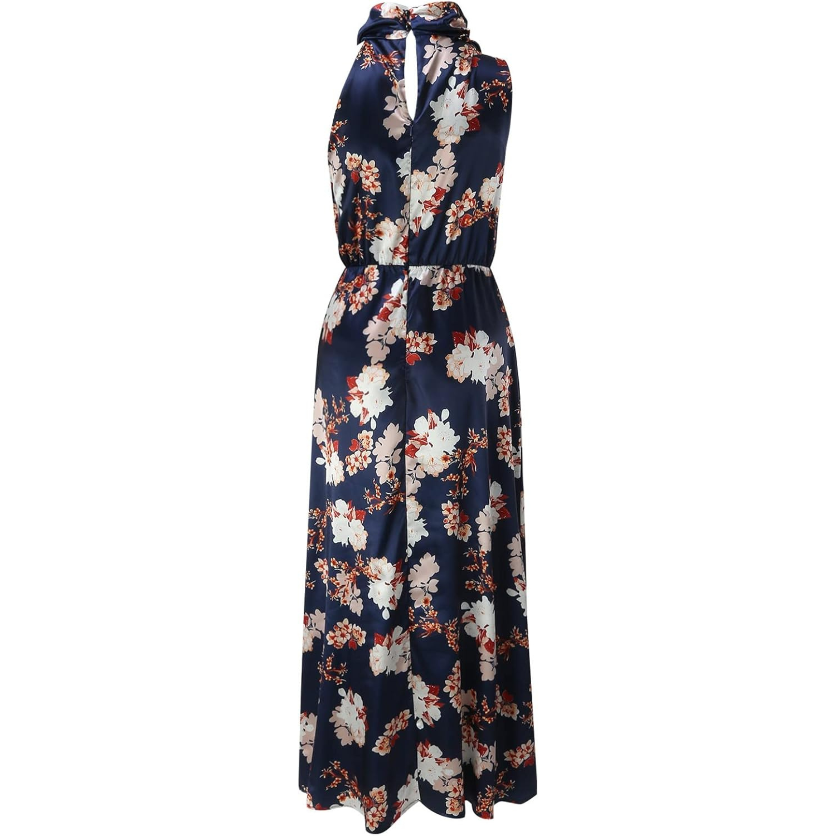 Femmes Robe | Col Haut et Motif Fleuri