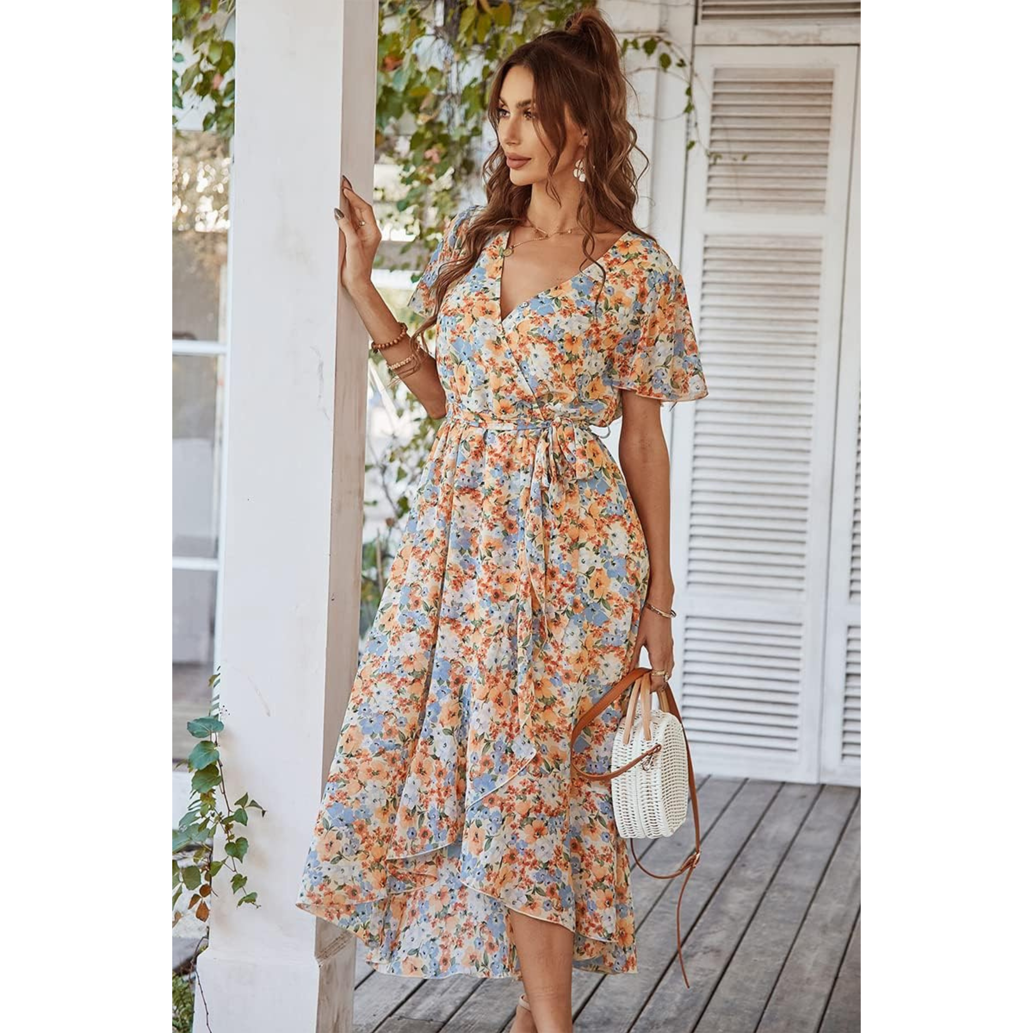 Femmes Robe Boho | Motif Fleuri