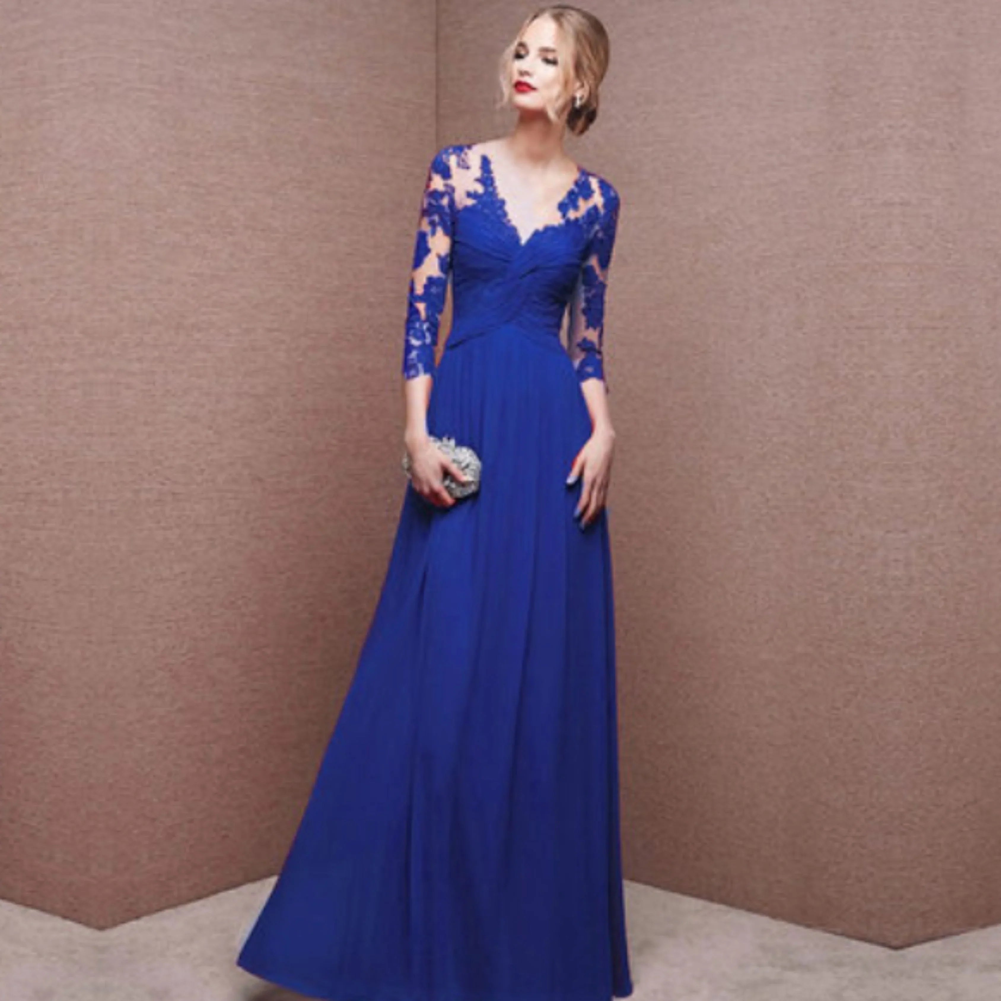 Femmes Robe de Cérémonie Maxi | Style Invitée Mariage