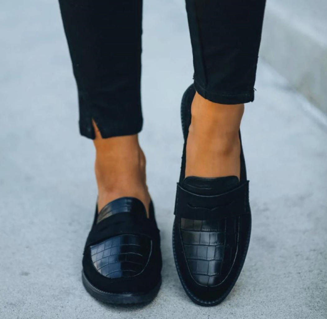 Manon | Mocassins noirs élégants pour femmes