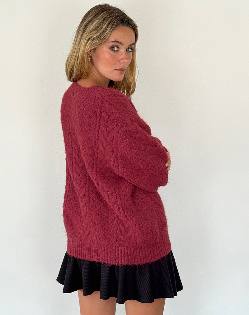 Darcy | Cardigan à boutons pour femme | Moderne