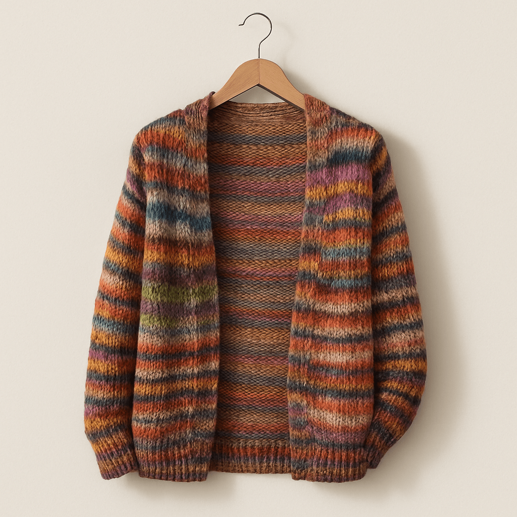 Faustine | Cardigan multicolore pour femme | Moderne