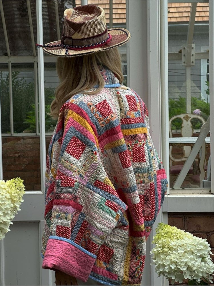 Tora - Veste Patchwork Femme