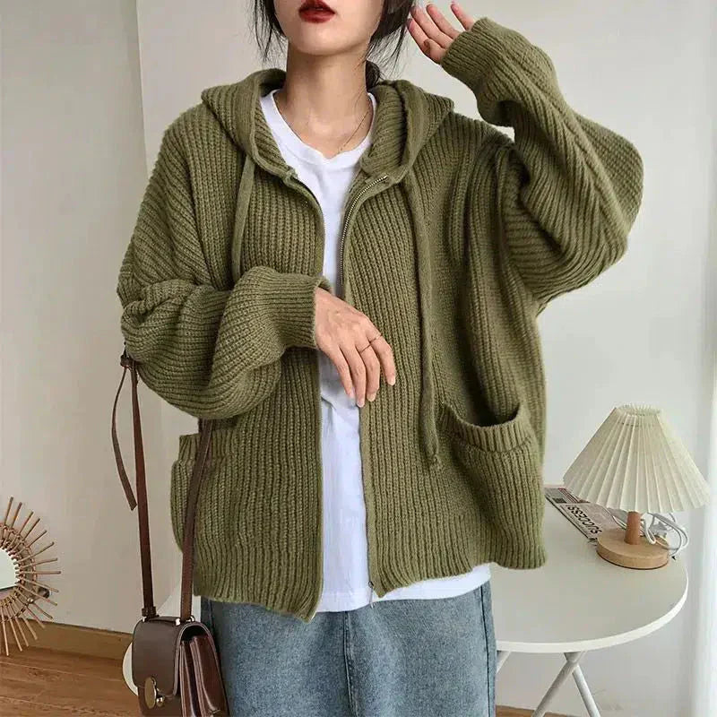 Yvonne | Cardigan zippé pour femme | Tendance