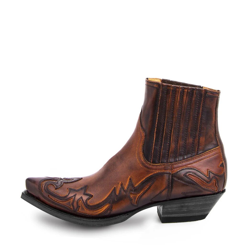 Fulberte | Bottes Western En Cuir